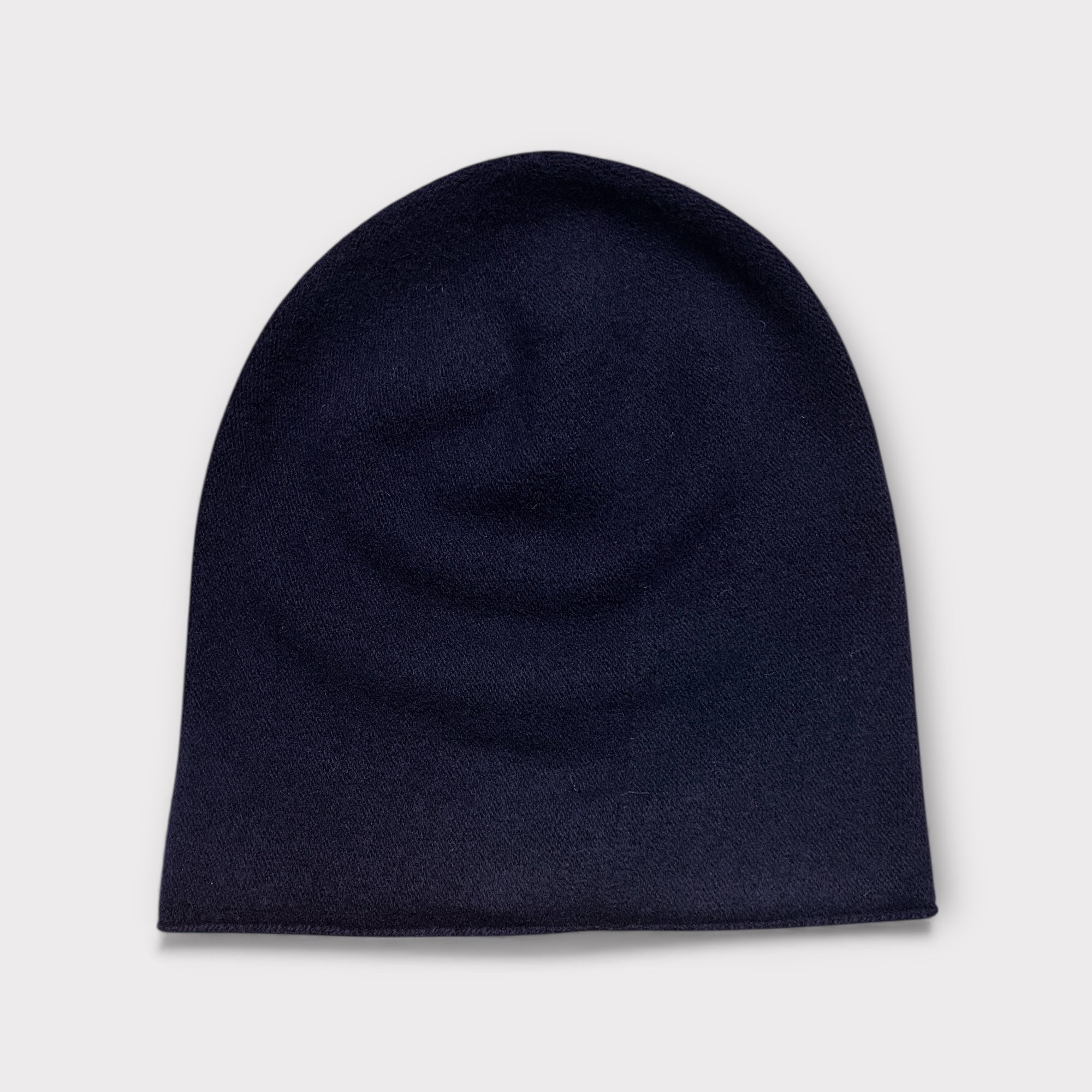 Berretto Beanie In Panno Di Lana "Nero" Kopka