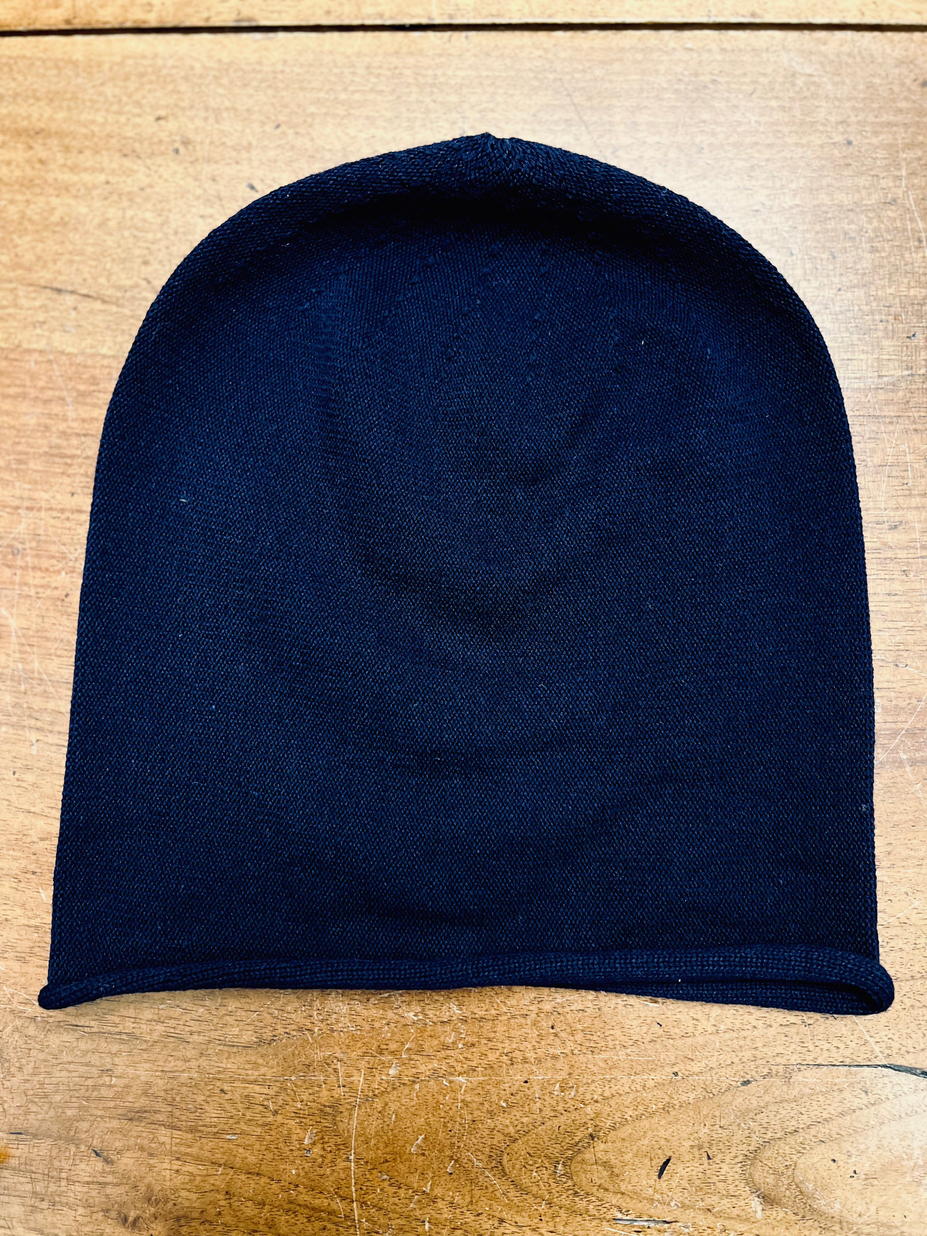 Berretto Kopka Beanie Cascante Unisex In Puro Cotone Blu scuro - Cappelleria Bacca