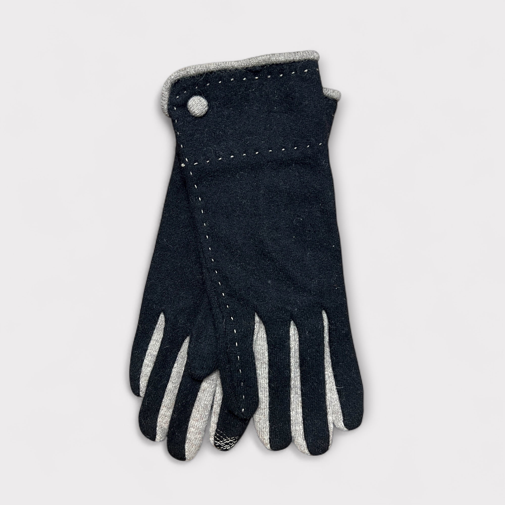 Guanto Donna Touch Screen In Tessuto lana cashmere