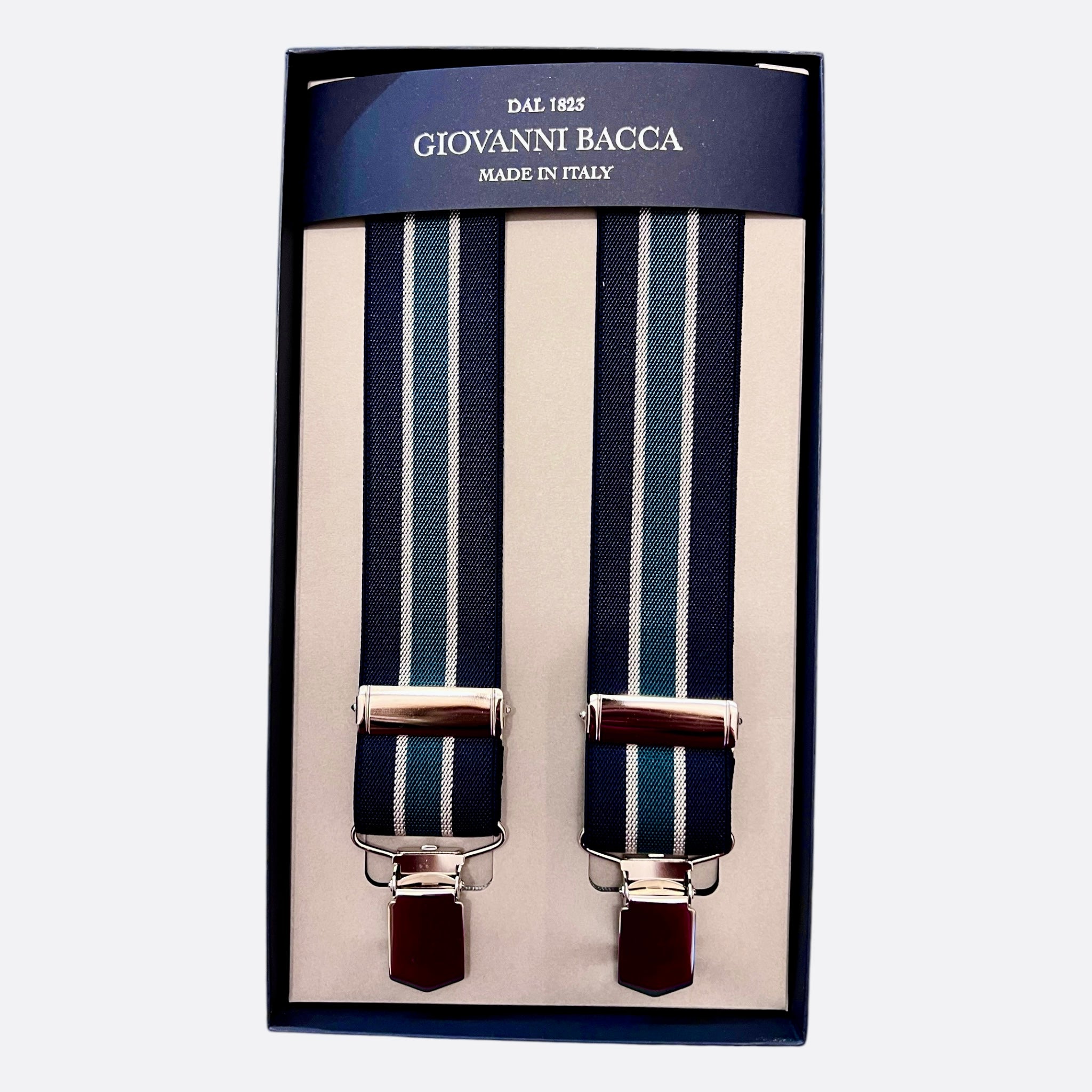Bretelle Larghe Elastiche Regimental - Cappelleria Bacca