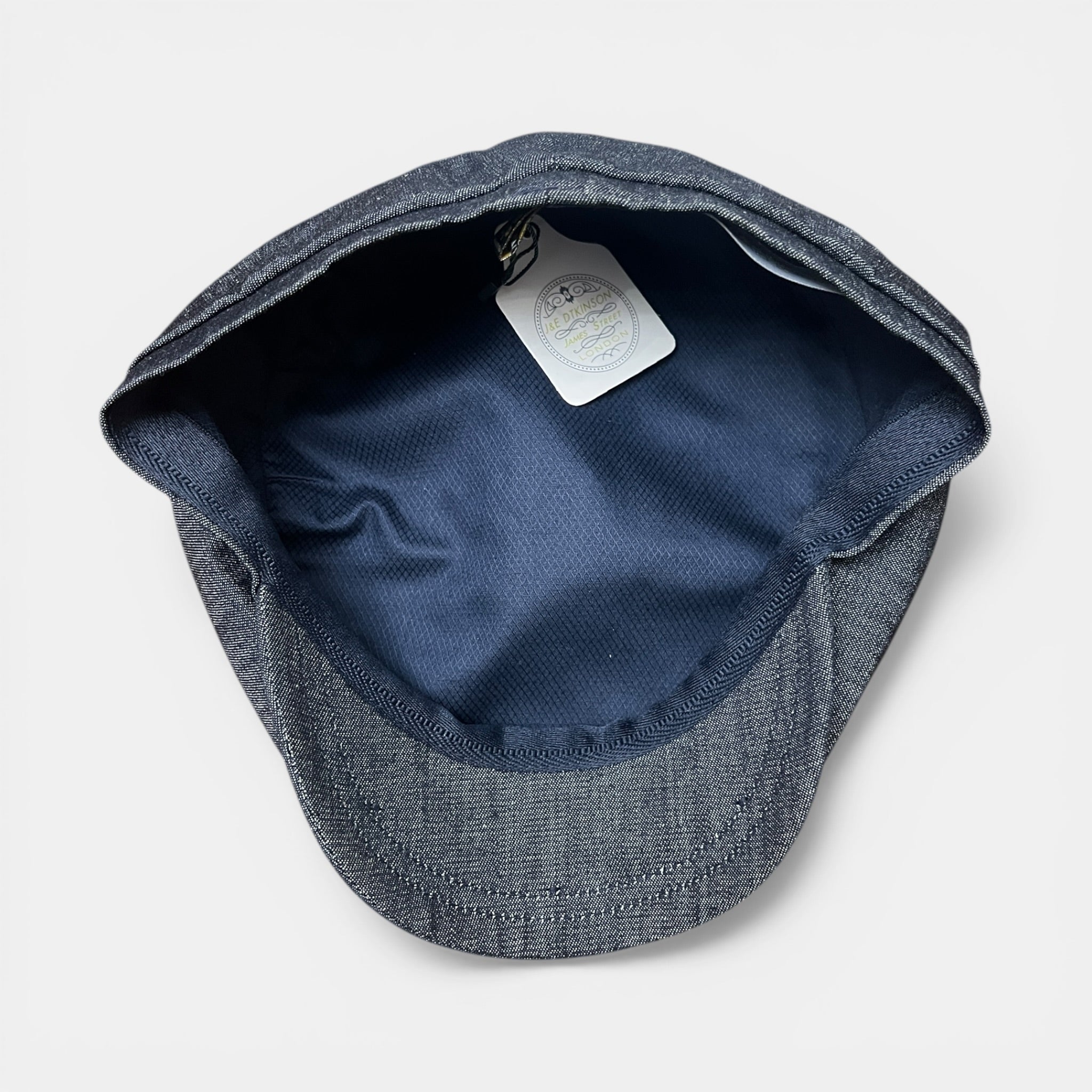 Coppola Irlandese Estiva In Puro Cotone Blu Tipo Jeans - Cappelleria Bacca