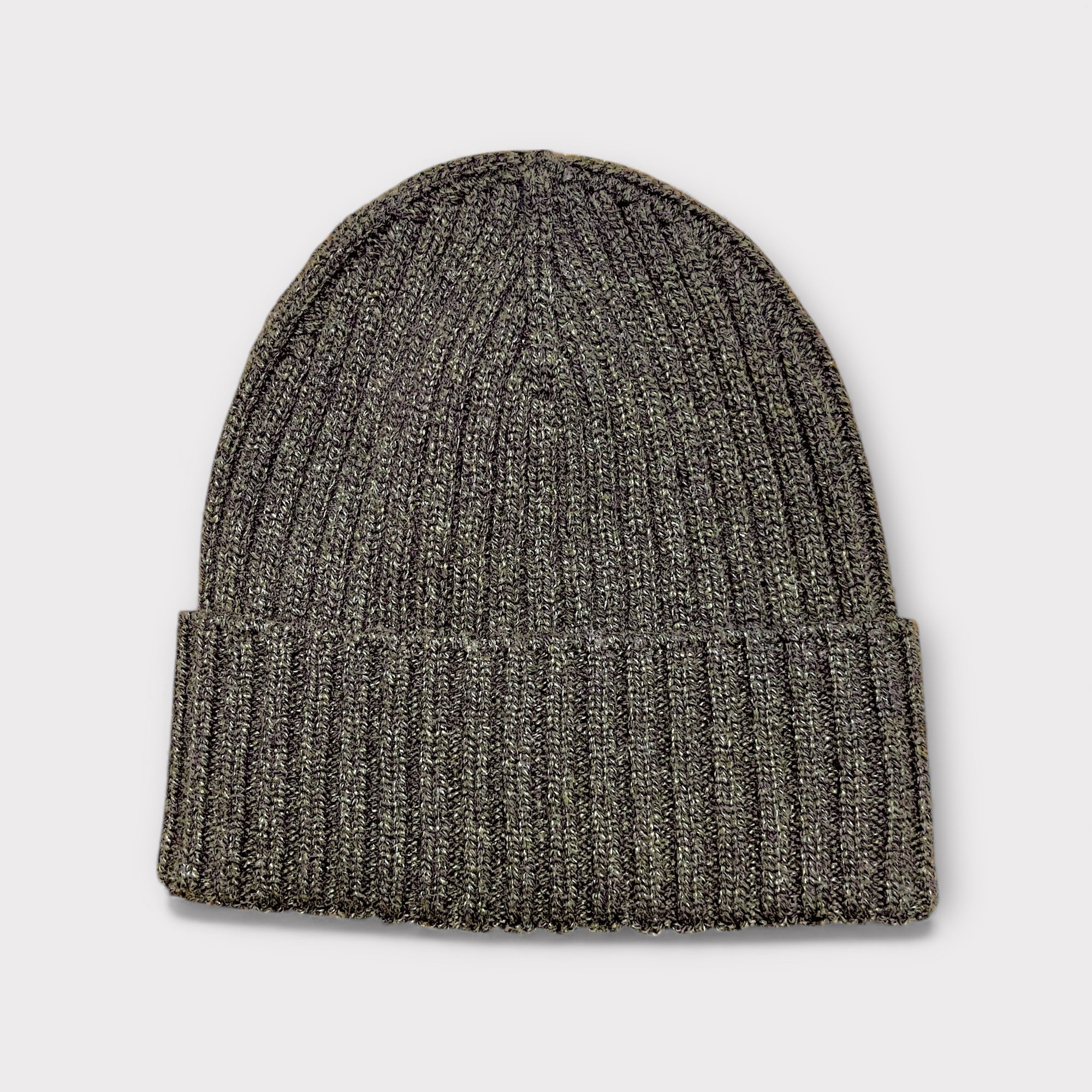 Unisex Pure Cashmere Ribbed Hat