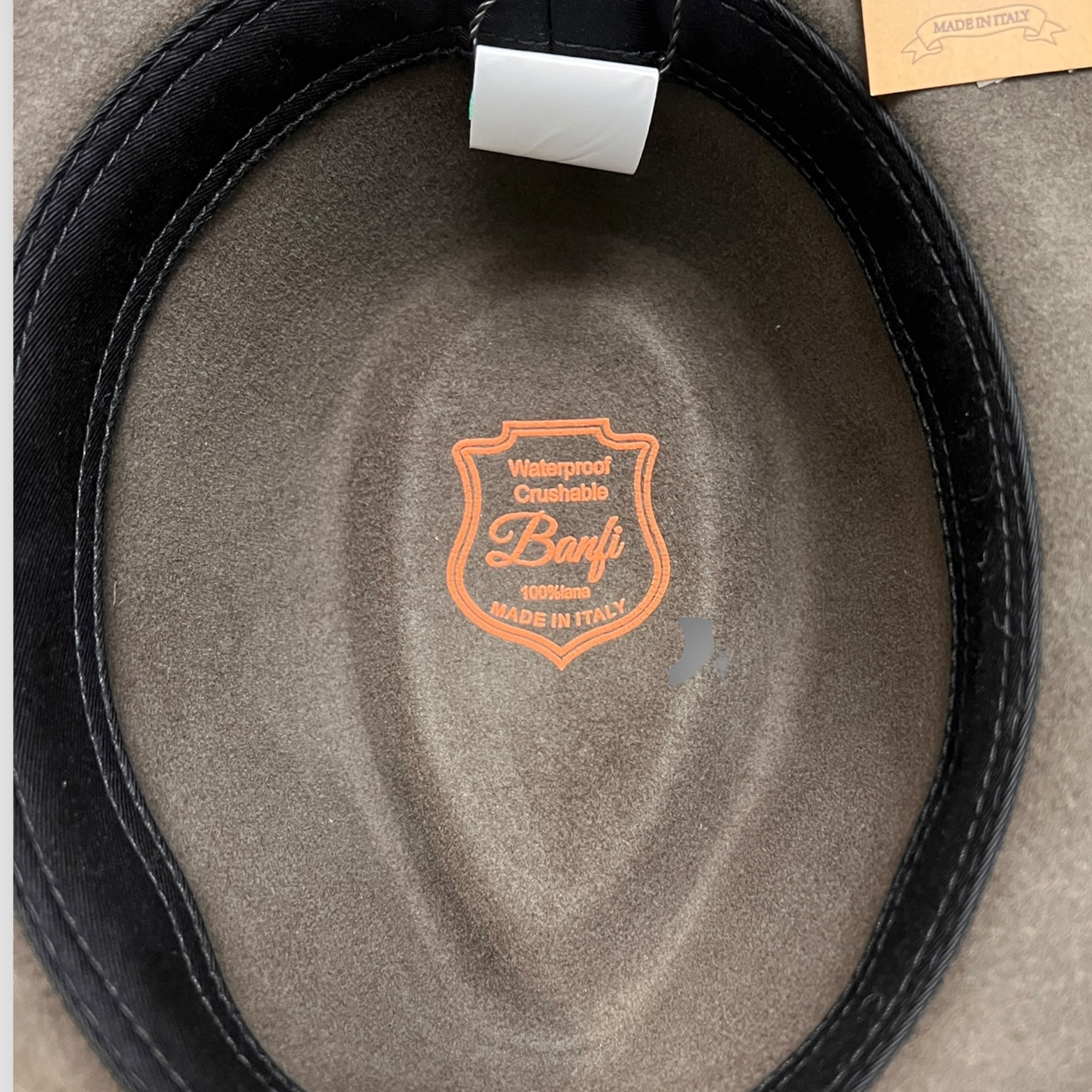 Cappello Country Unisex In Feltro Extra Di Lana Merinos Fango