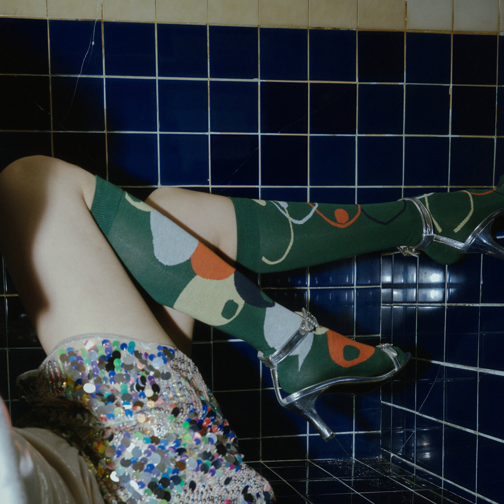 Calzini Spaiati Lunghi In Cotone Plop