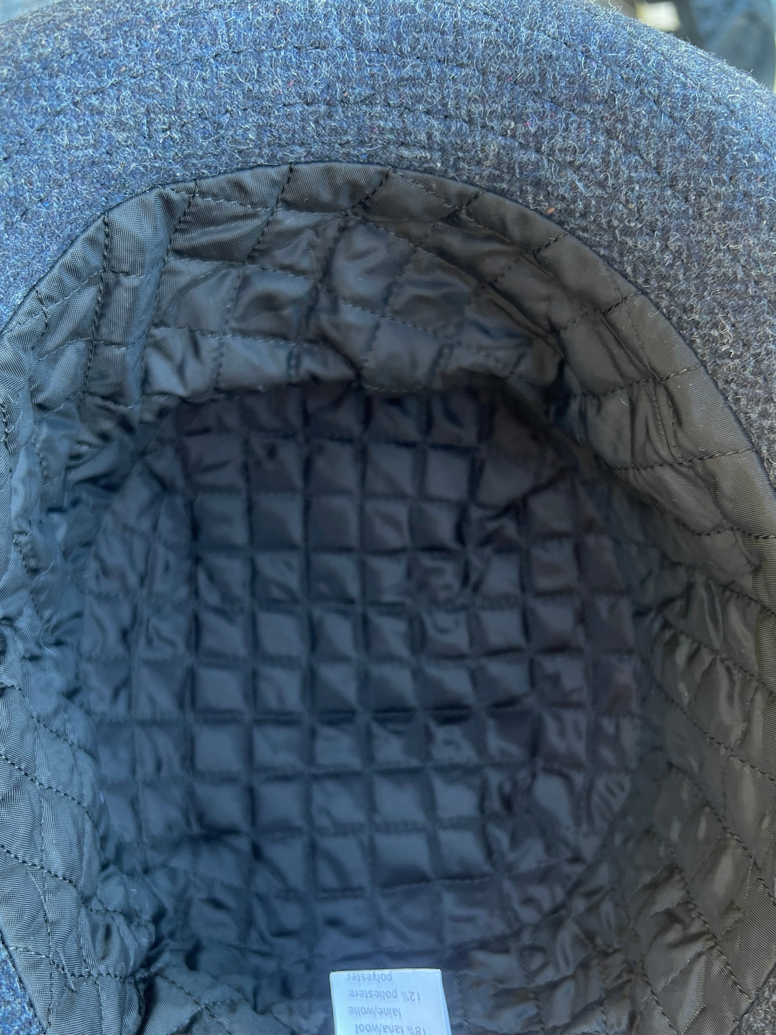 Cappello Donna Invernale In Tessuto Patchwork di Velluto E Lana Grevi