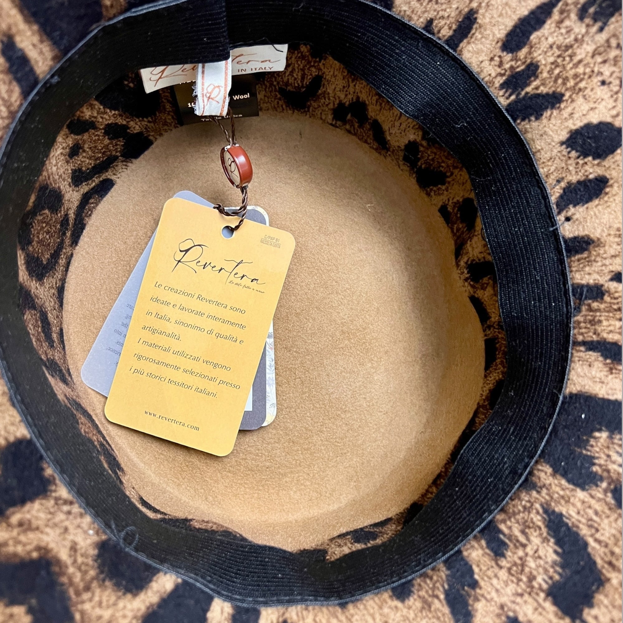 Cappello Donna In Feltro di lana Animalier