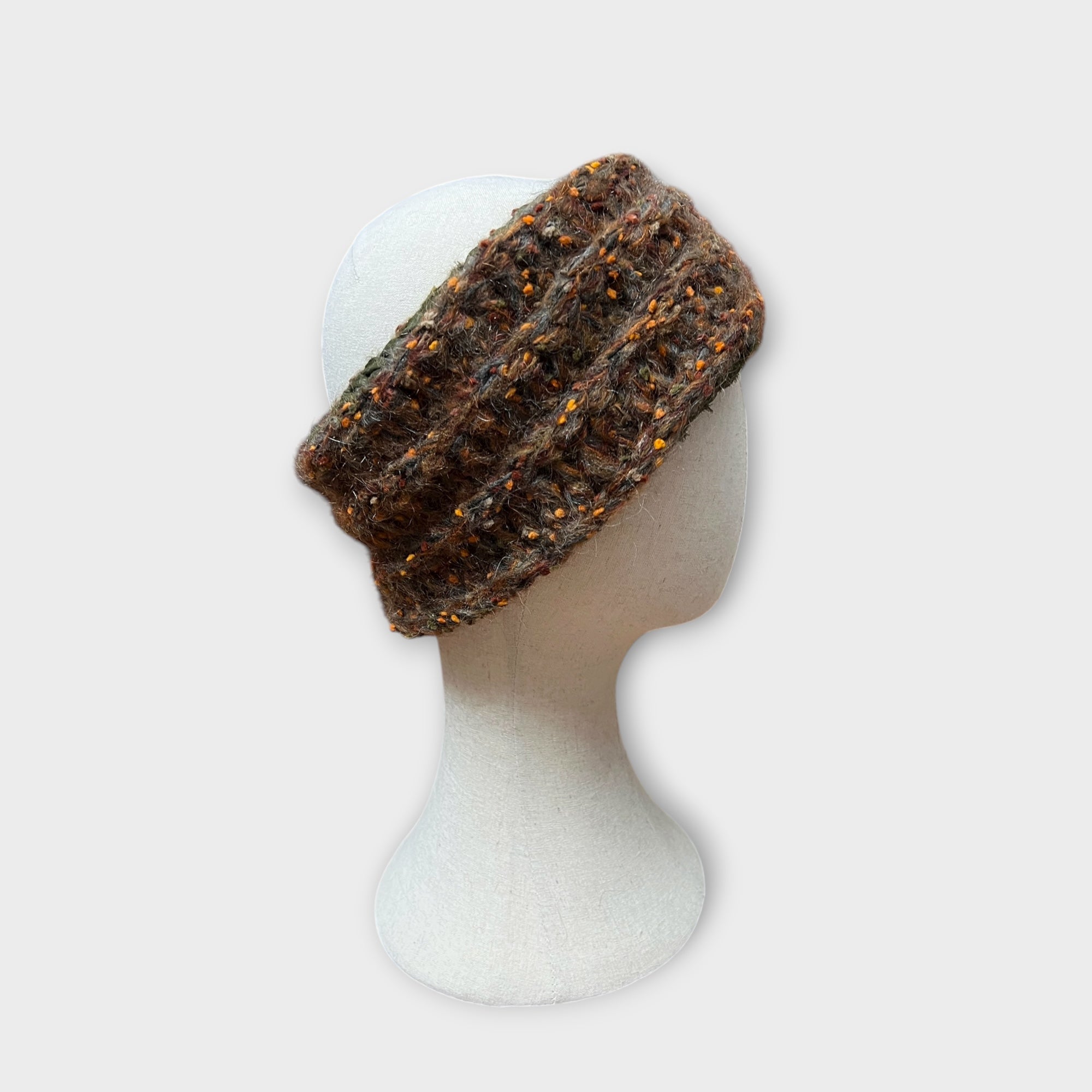 Fascia In Maglia Di Lana Bouclé