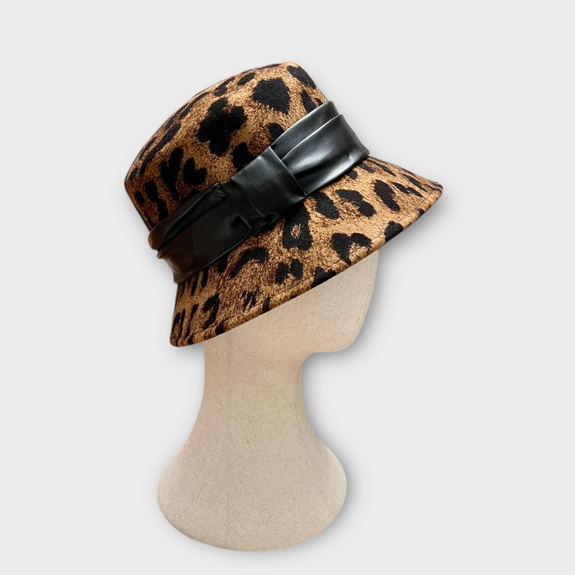 Cappello Donna In Feltro di lana Animalier