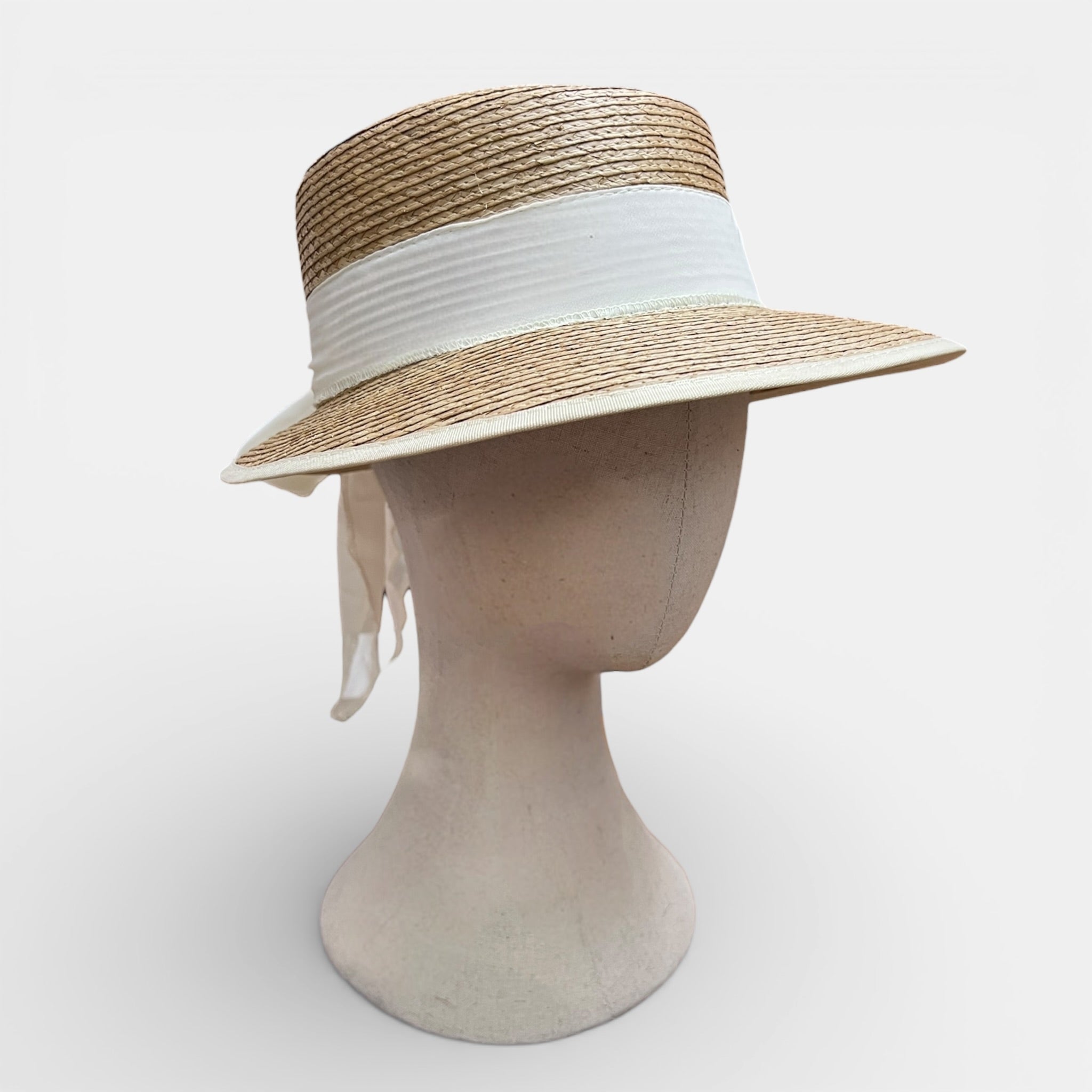 Cappello Da Donna Con Visiera Grande In Paglia