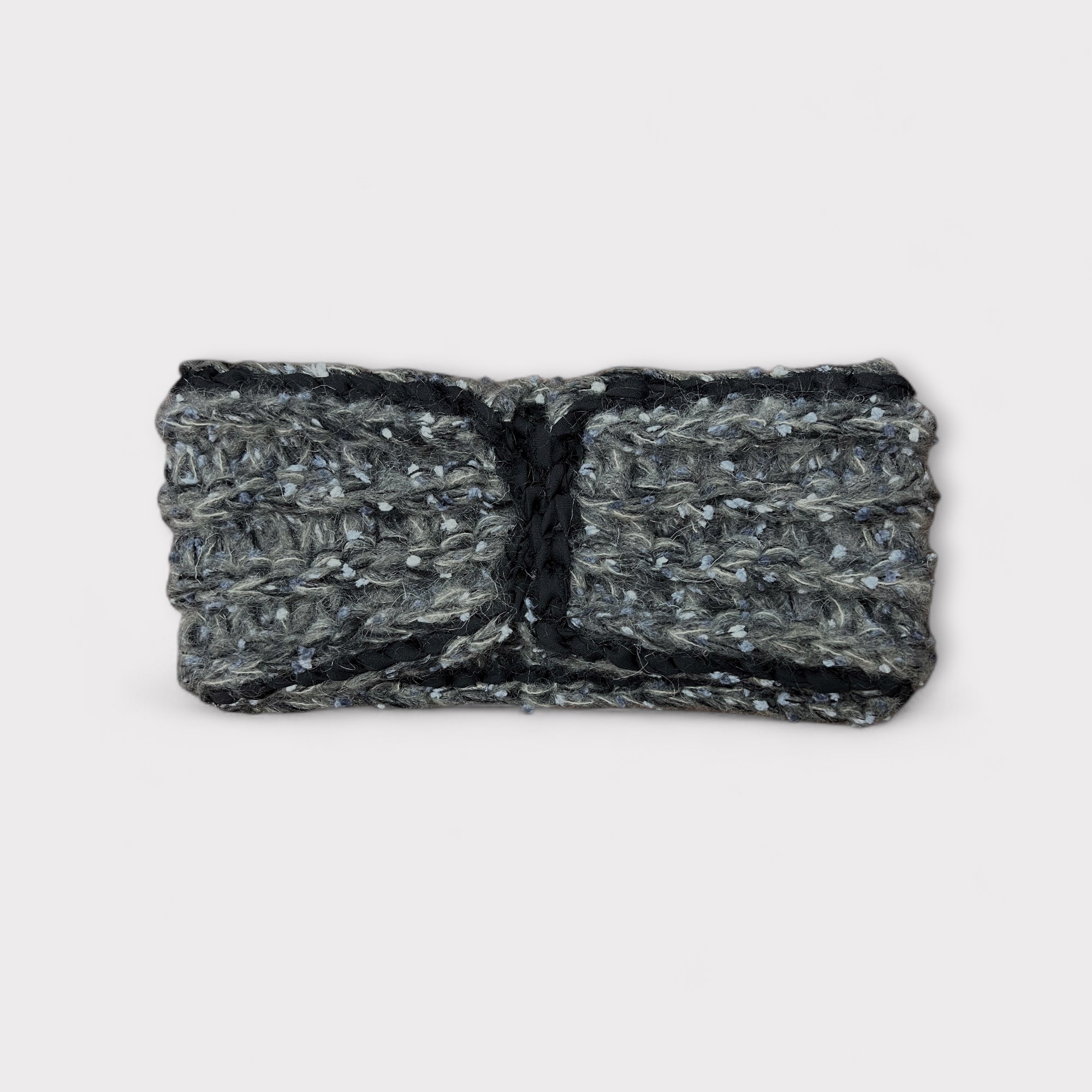 Fascia In Maglia Di Lana Bouclé