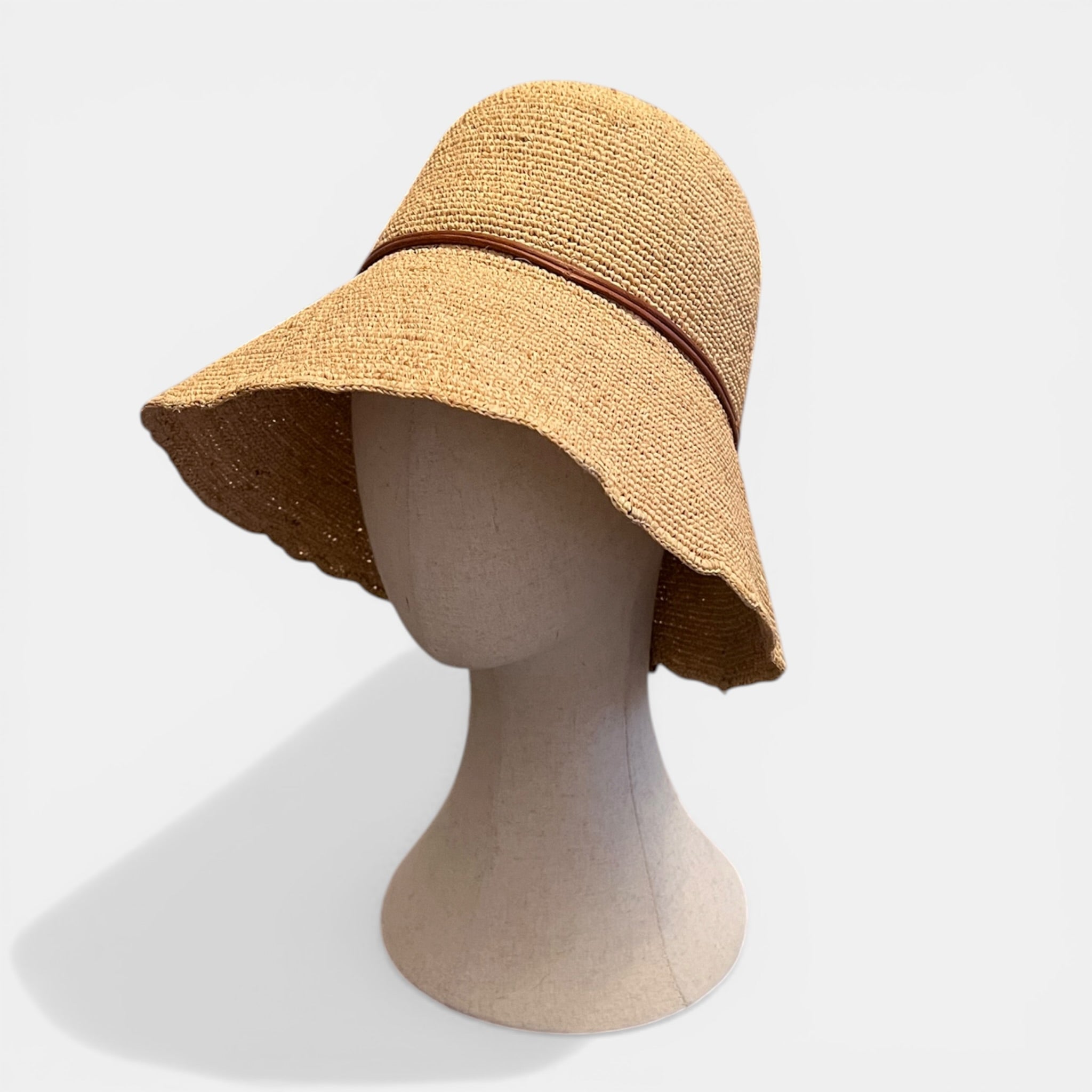 Cappello Cloche Da Donna in Paglia Crochet Pieghevole E Modellabile - Cappelleria Bacca