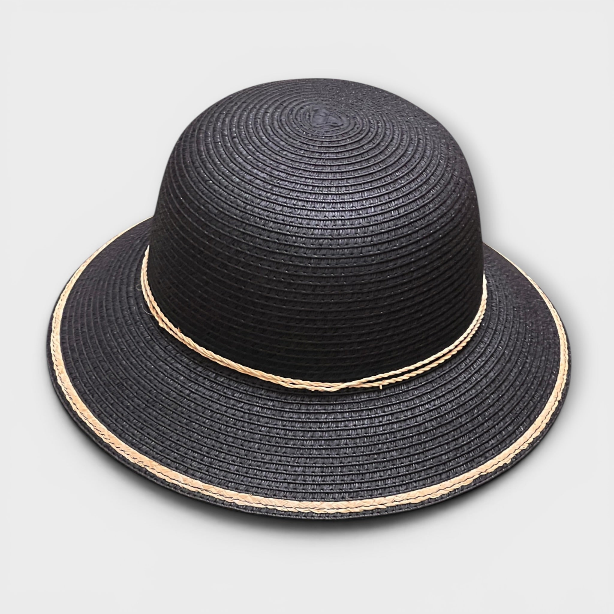 Cappello Cloche Da Donna Estivo in Paglia Naturale Papier - Cappelleria Bacca