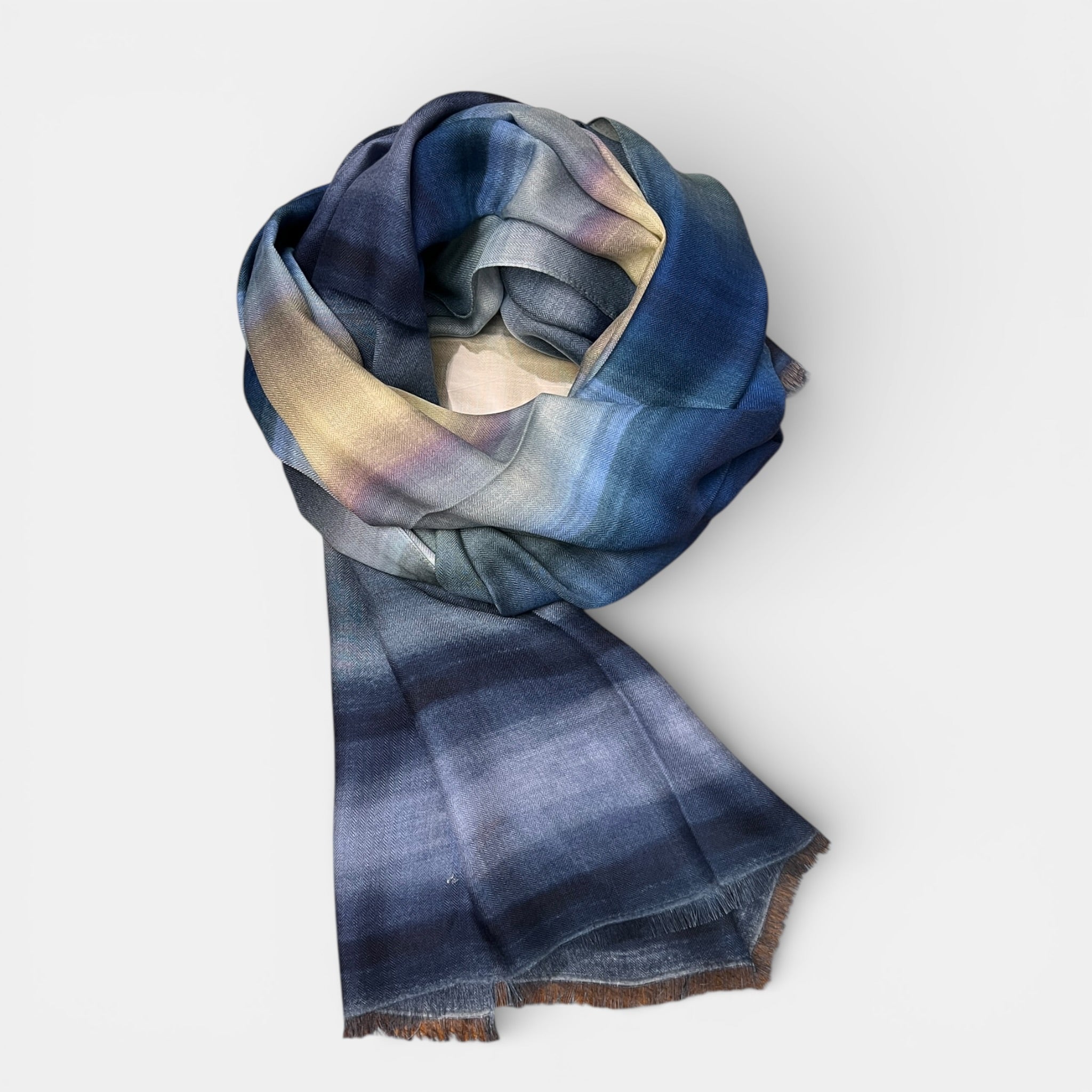 Sciarpa Estiva Unisex 60x200 cm In Modal Chevron