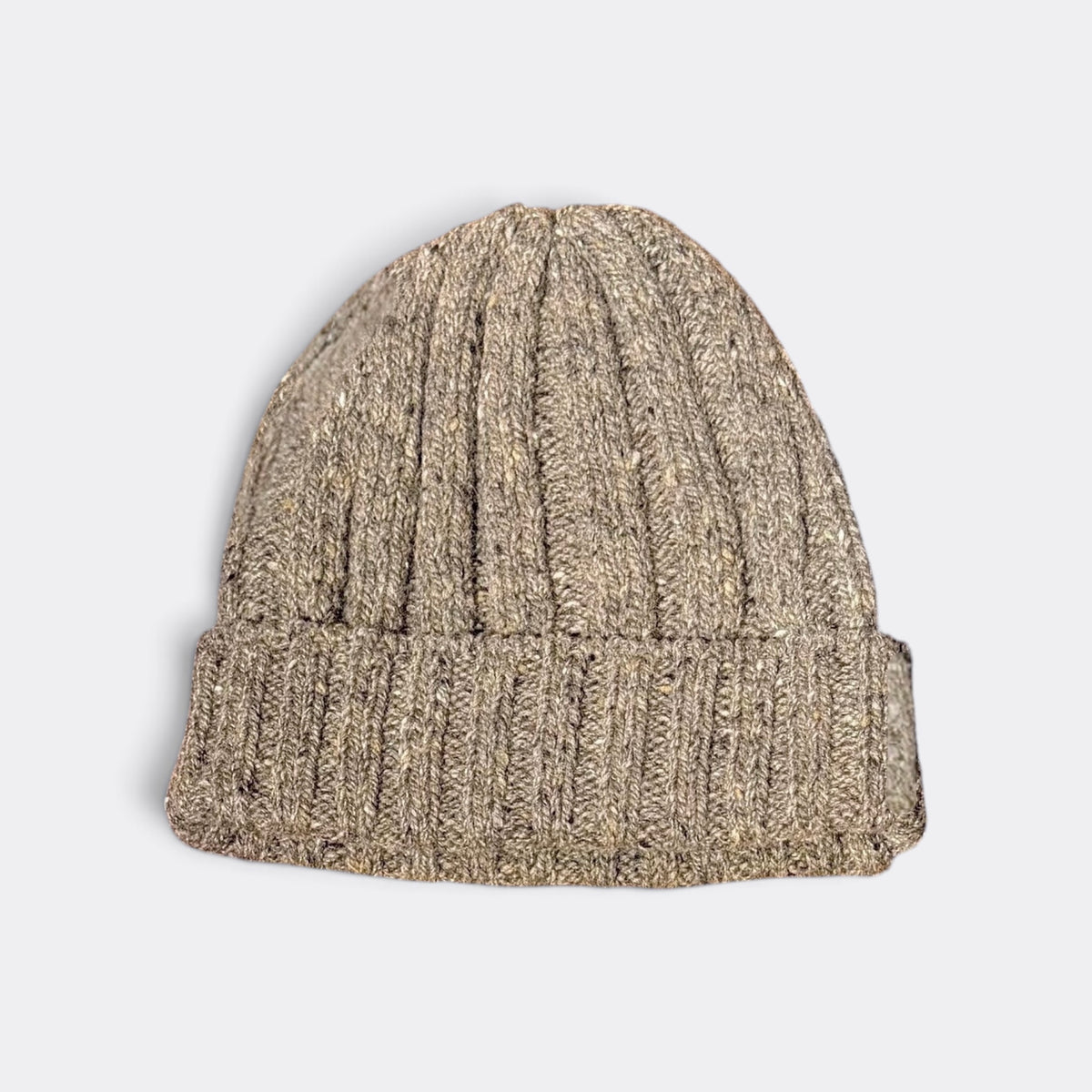 Berretto Beanie In Lana A Coste Fisherman Out Of Ireland