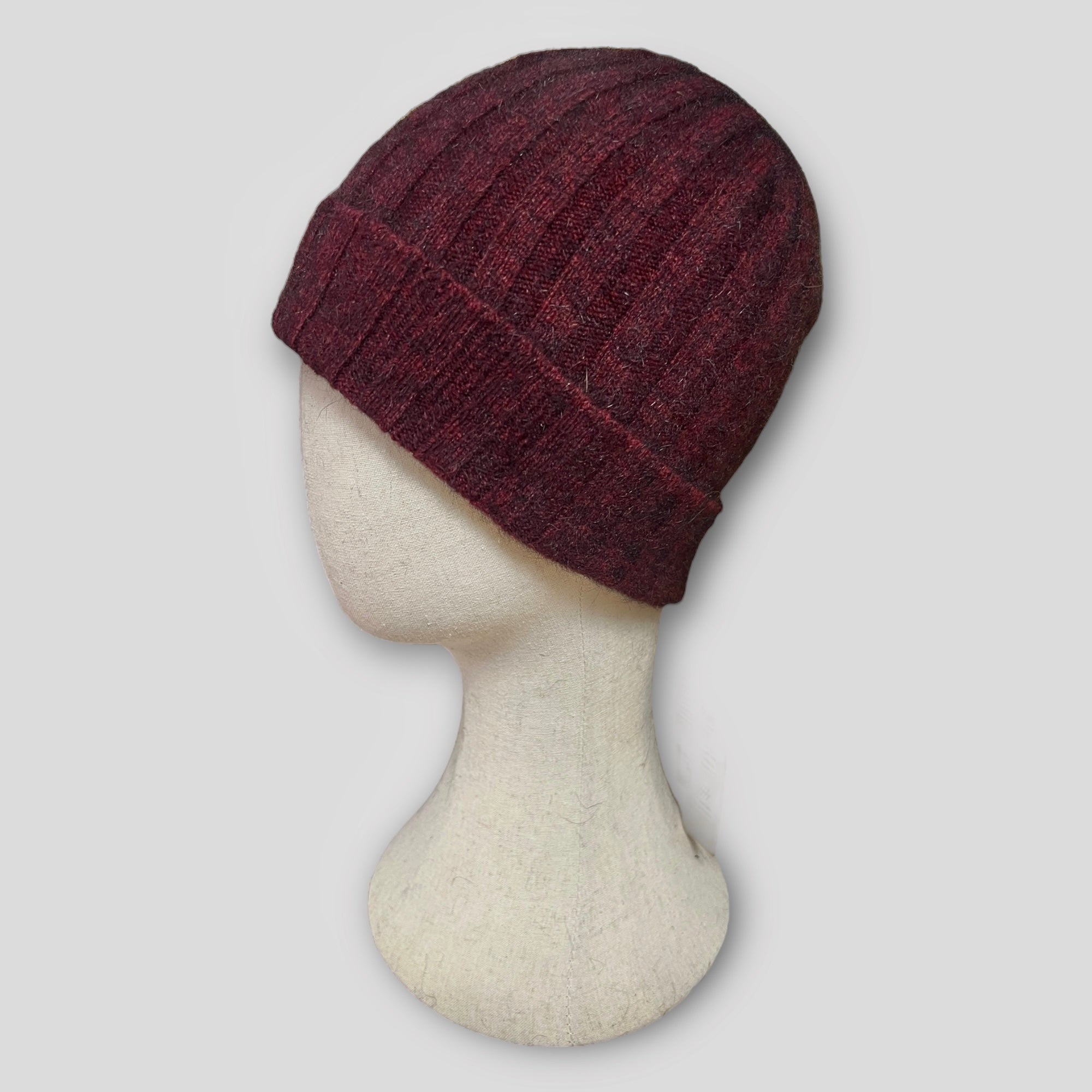 Berretto Unisex Con Risvolto A Coste Merino Possum Noble Wilde