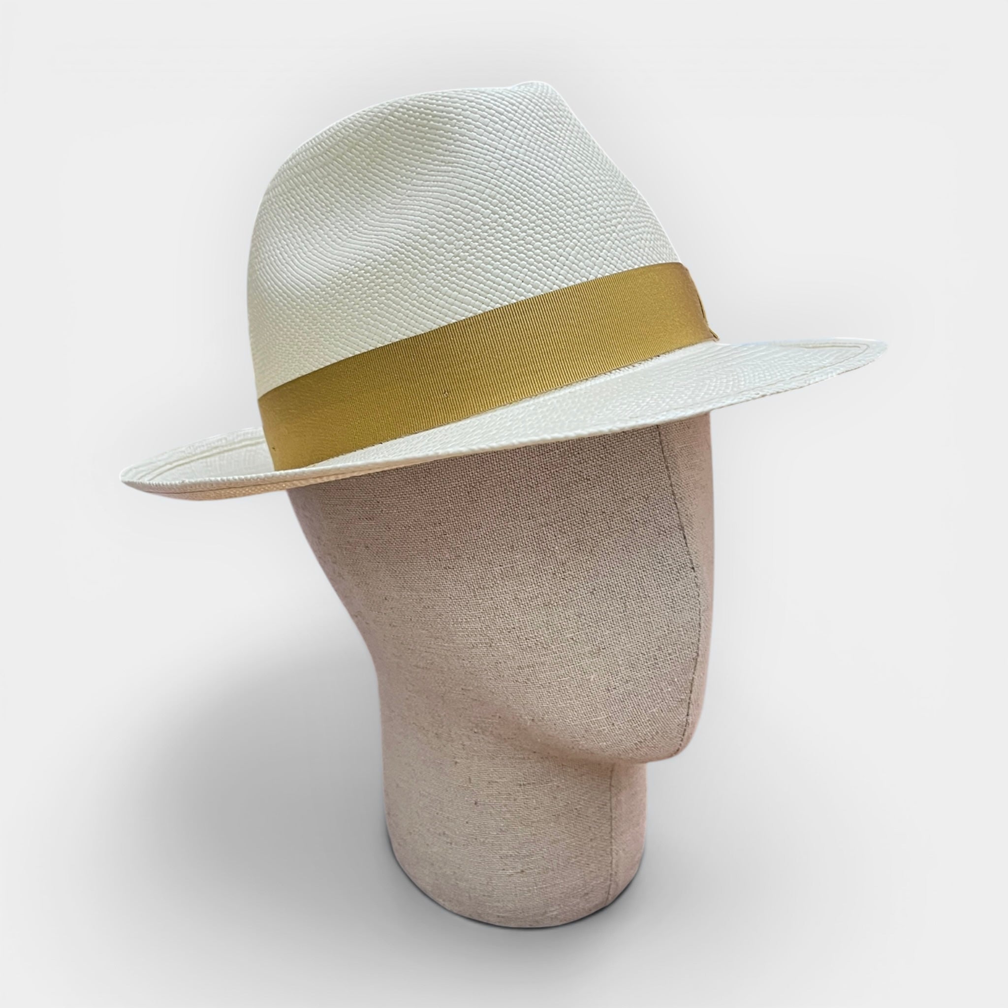 Cappello Panama Quito Originale Borsalino Ala Media