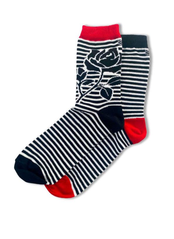 Calzini Donna Diversi Oybò Untuned Socks Stripe Tattoo