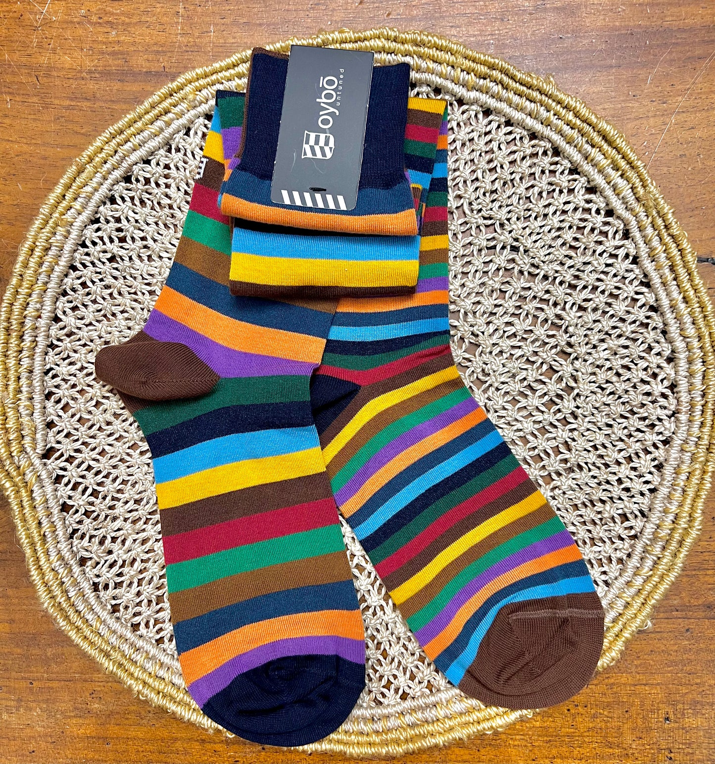Calzini alti Spaiati Oybo’ Untuned Socks  Stripes