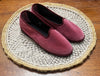 Friulane Originali In Velluto Rosa Antico – Scarpe Da Donna Fatte A Mano In Friuli