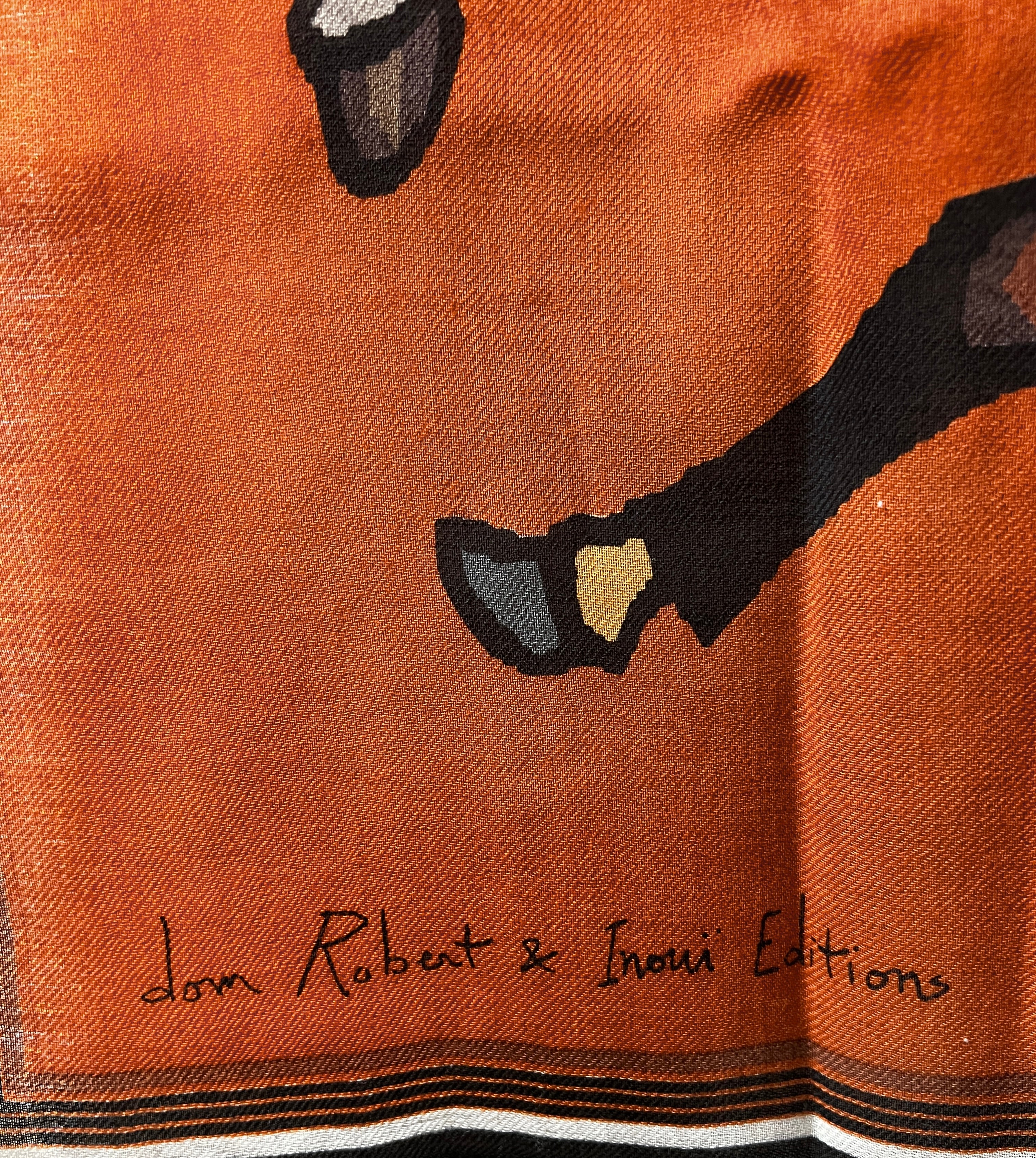 sciarpa Inoui In Pura Lana 80 x 190 cm  Ruggine Western Squirrel