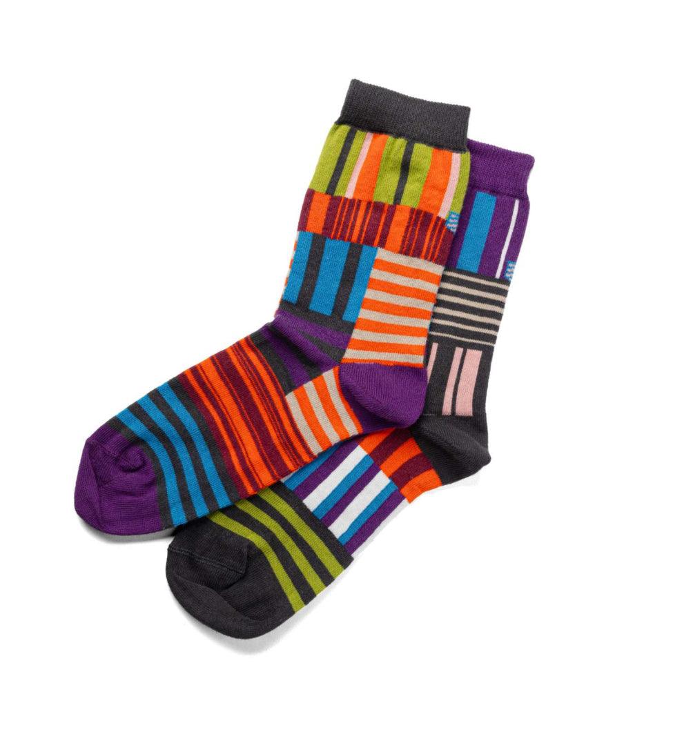 Calzini Donna Diversi Oybò Untuned Socks Patchwork