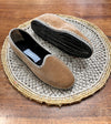 Friulane Originali In Velluto Beige Scuro – Calzature Eleganti E Confortevoli