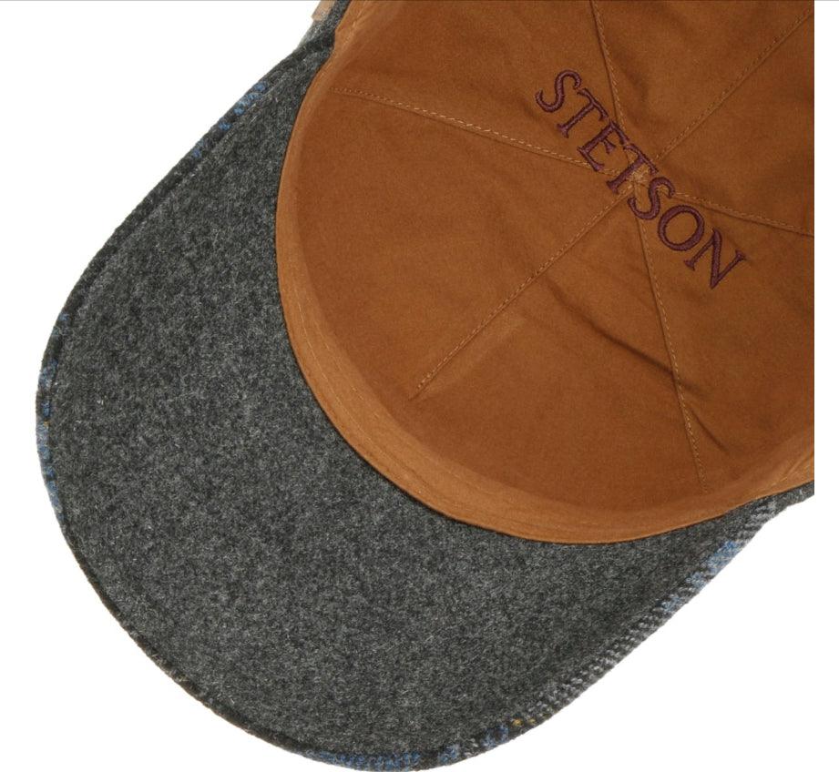 Baseball Stetson Shadow Plaid Grigio