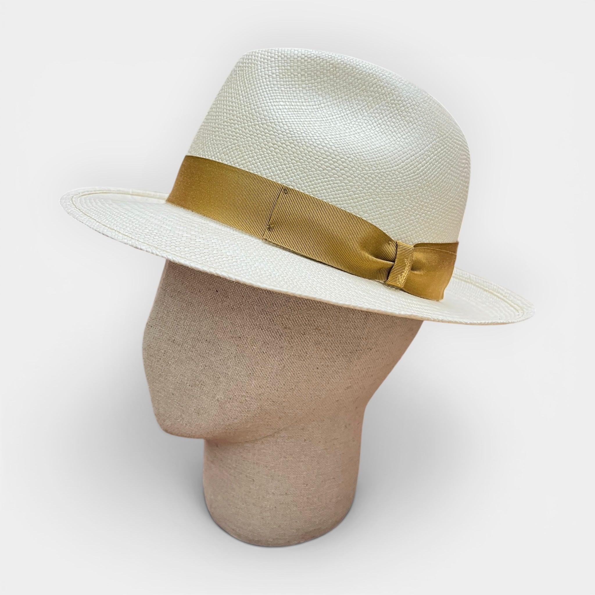 Cappello Panama Quito Originale Borsalino Ala Media