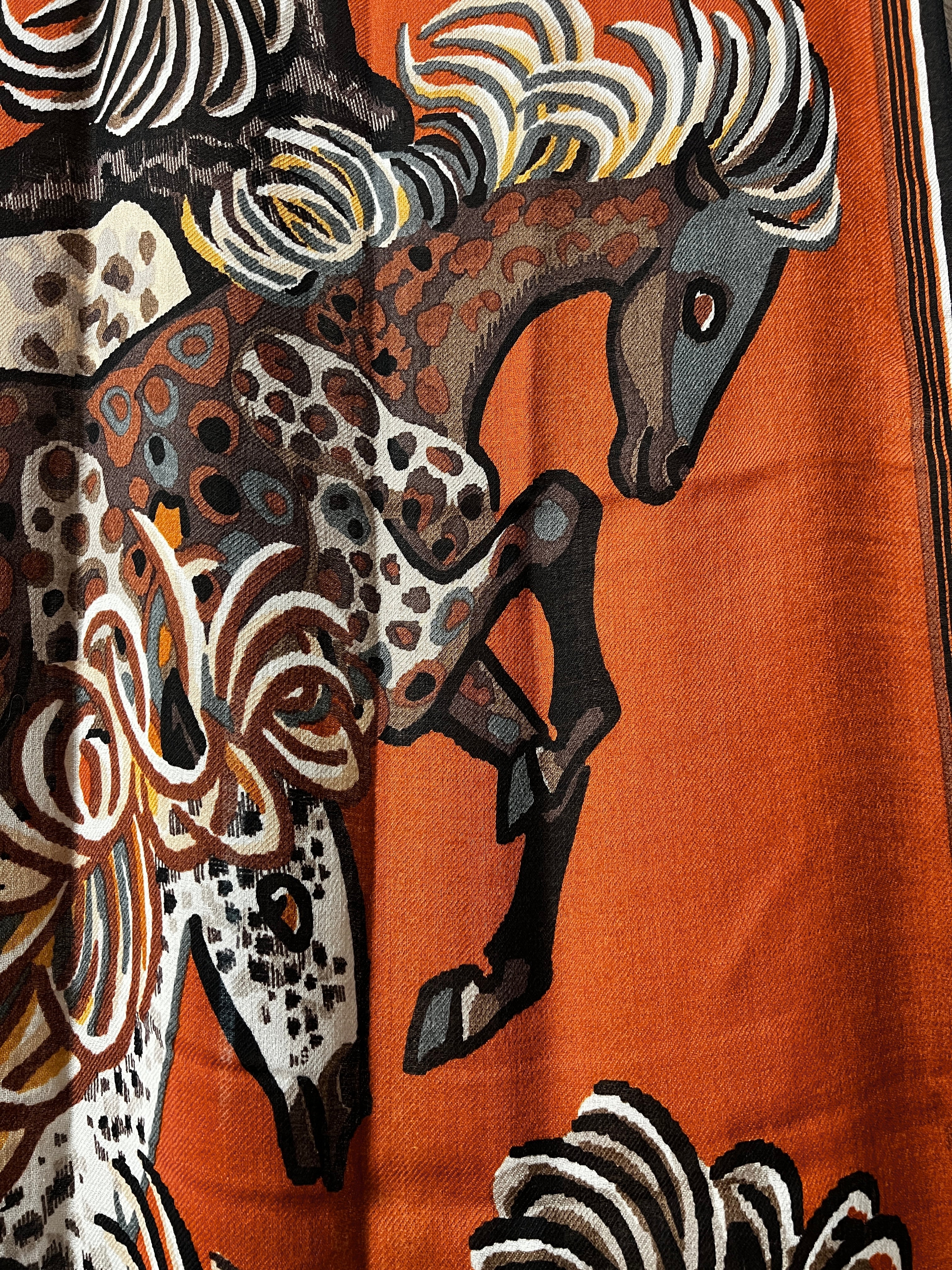 sciarpa Inoui In Pura Lana 80 x 190 cm  Ruggine Western Squirrel