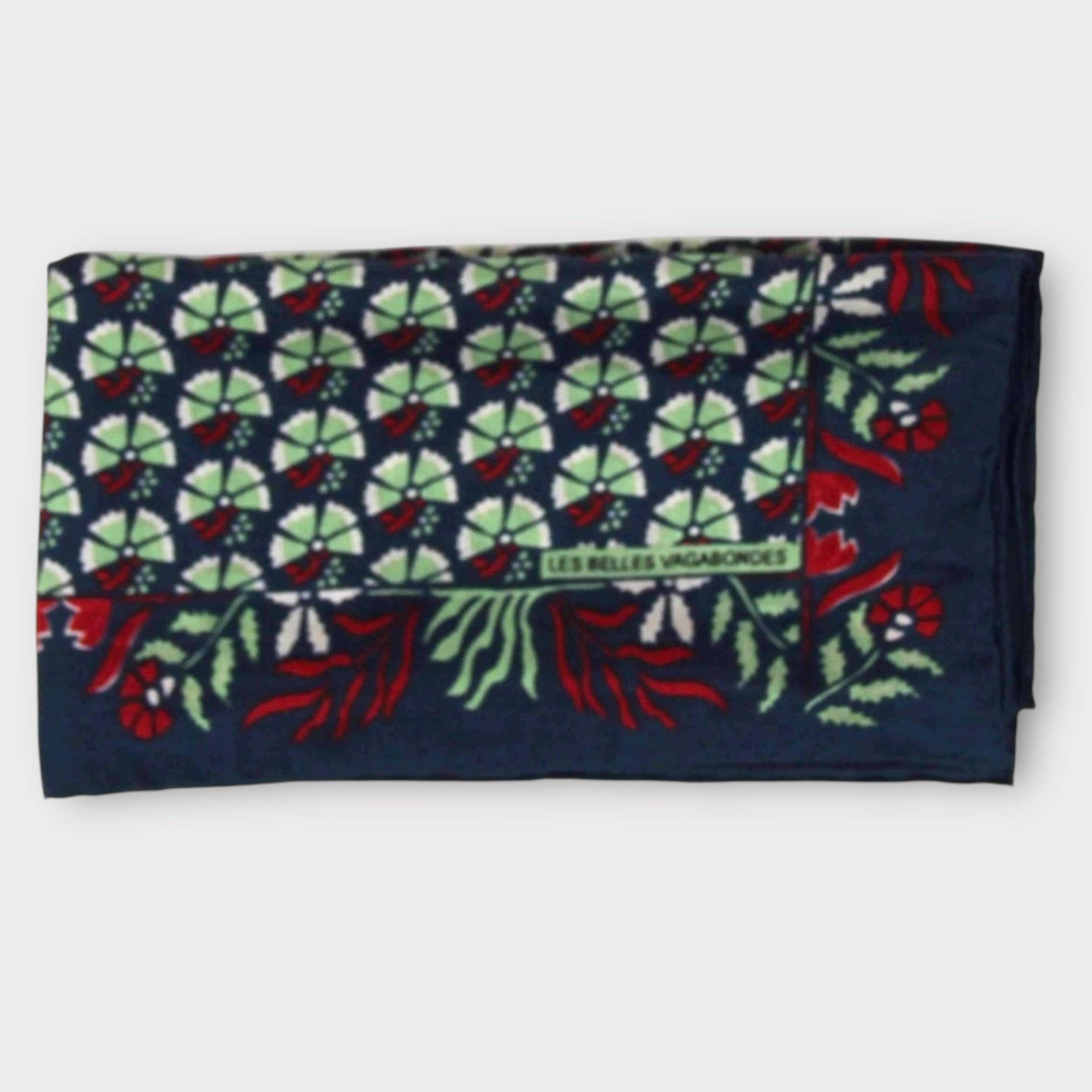 Foulard In Pura Seta 50 x 50 cm Natasha In Scatola Vintage