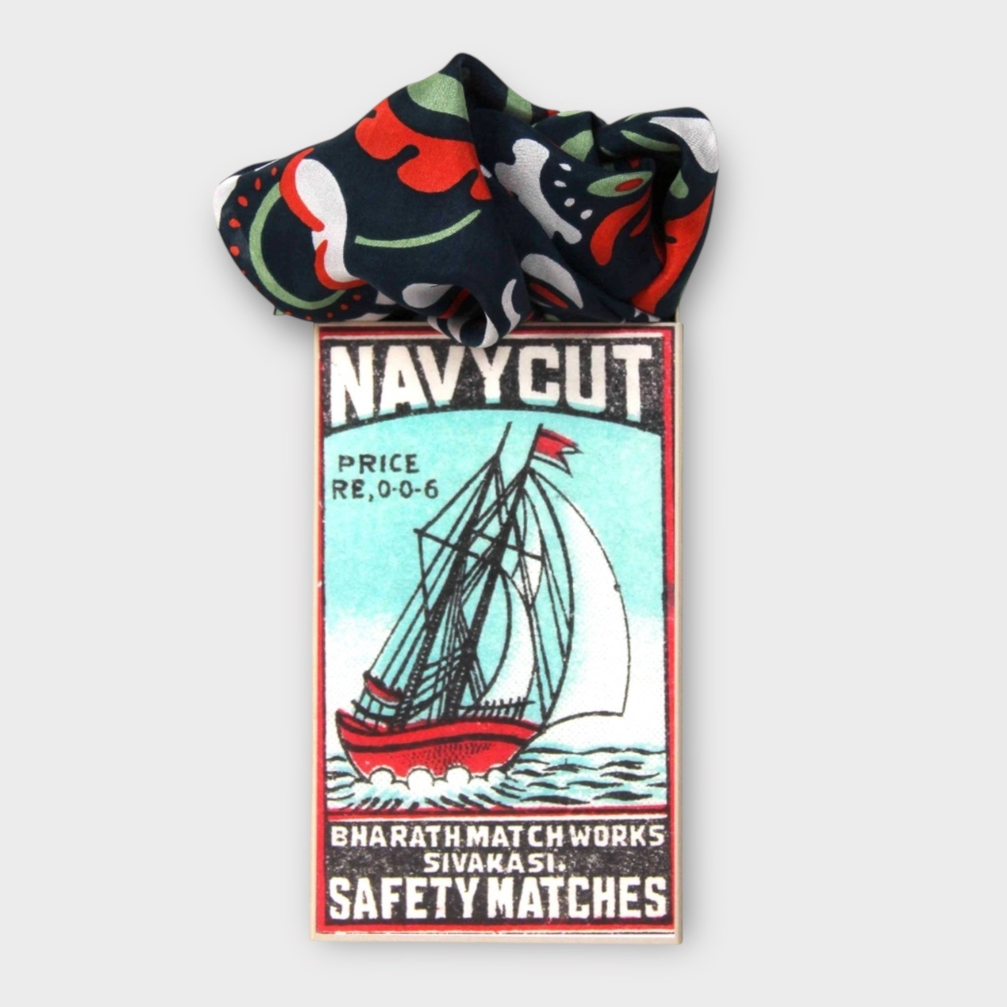 Foulard In Pura Seta 50 x 50 cm Yulia In Scatola Vintage