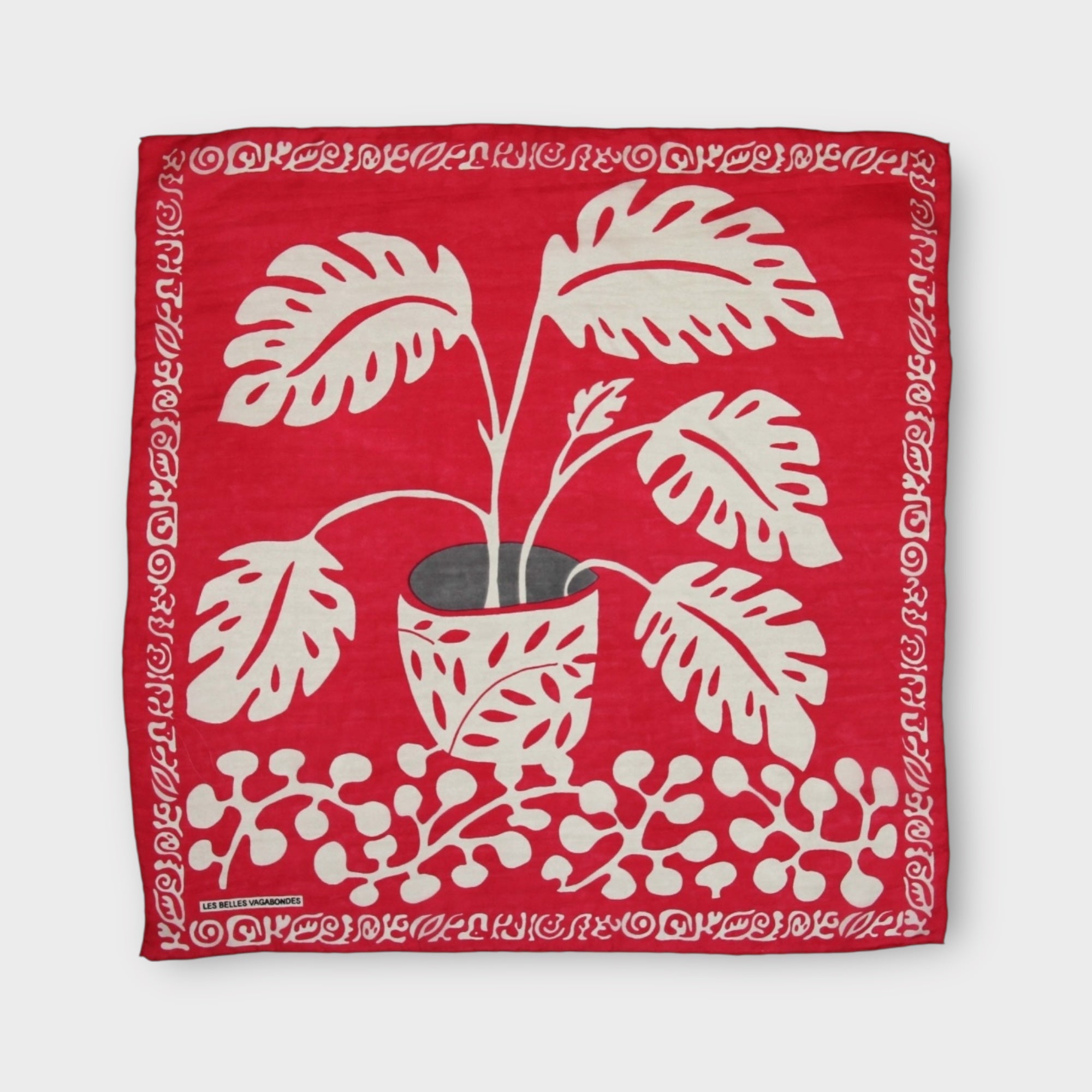 Foulard In Pura Seta 50 x 50 cm Arum In Scatola Vintage