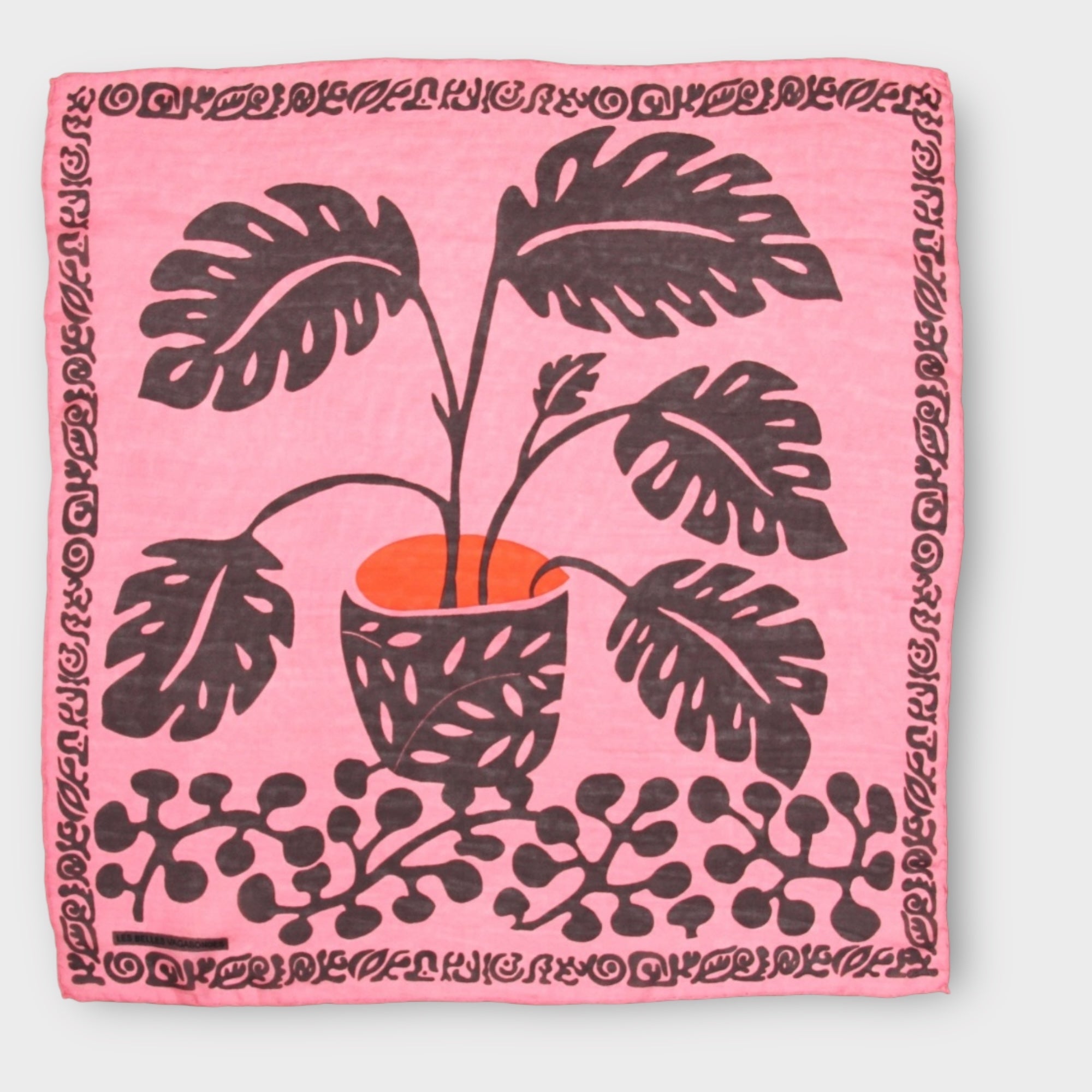 Foulard In Pura Seta 50 x 50 cm Arum In Scatola Vintage