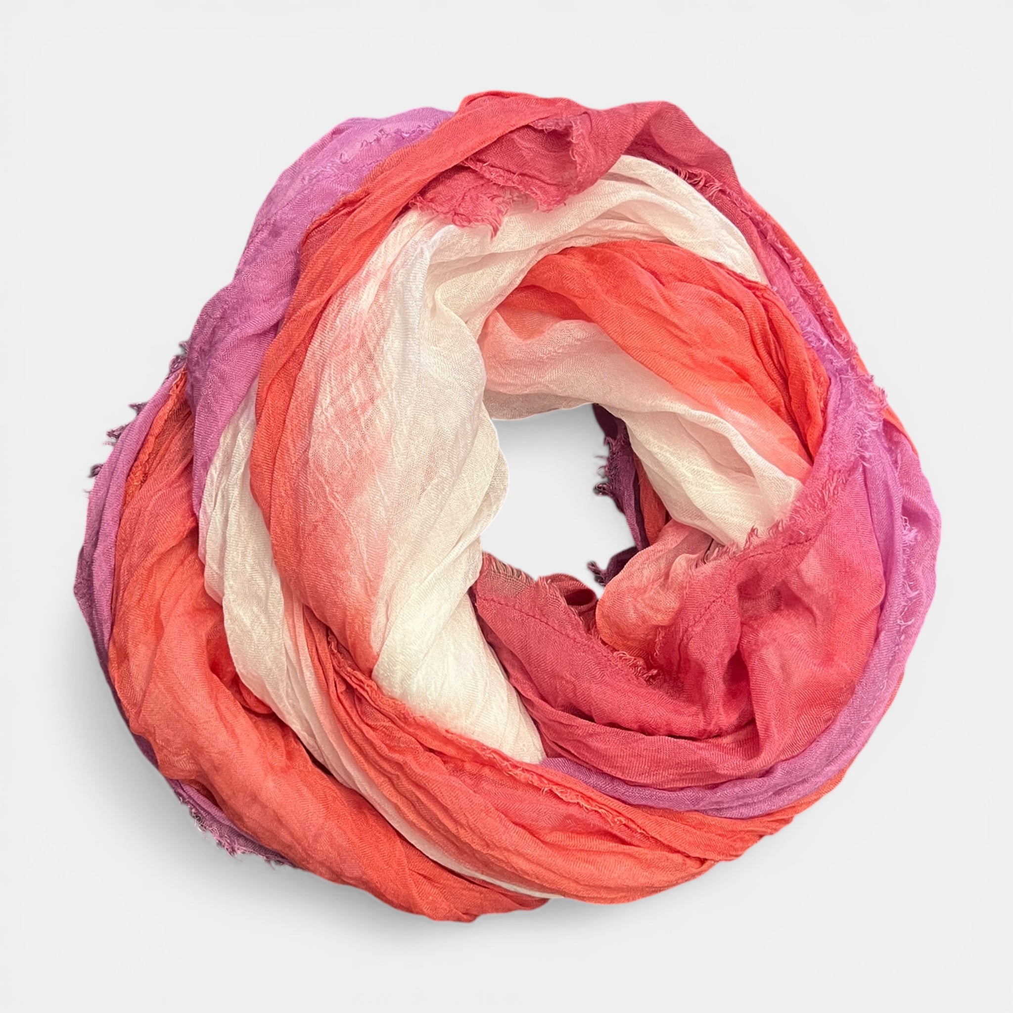 Stola Leggera Estiva In Modal e Seta Colore Sfumato 150x190 cm