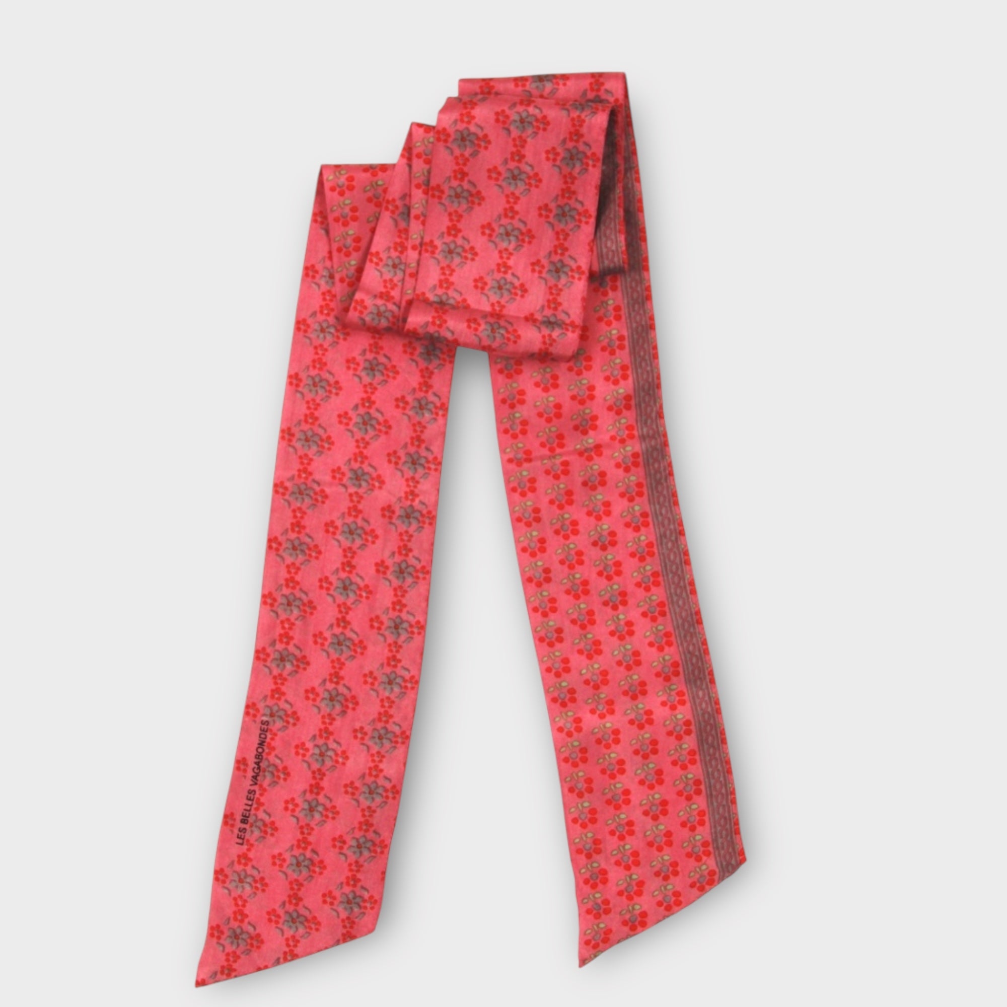 Bandeau Fascia in seta double face 8x150 cm Nicky