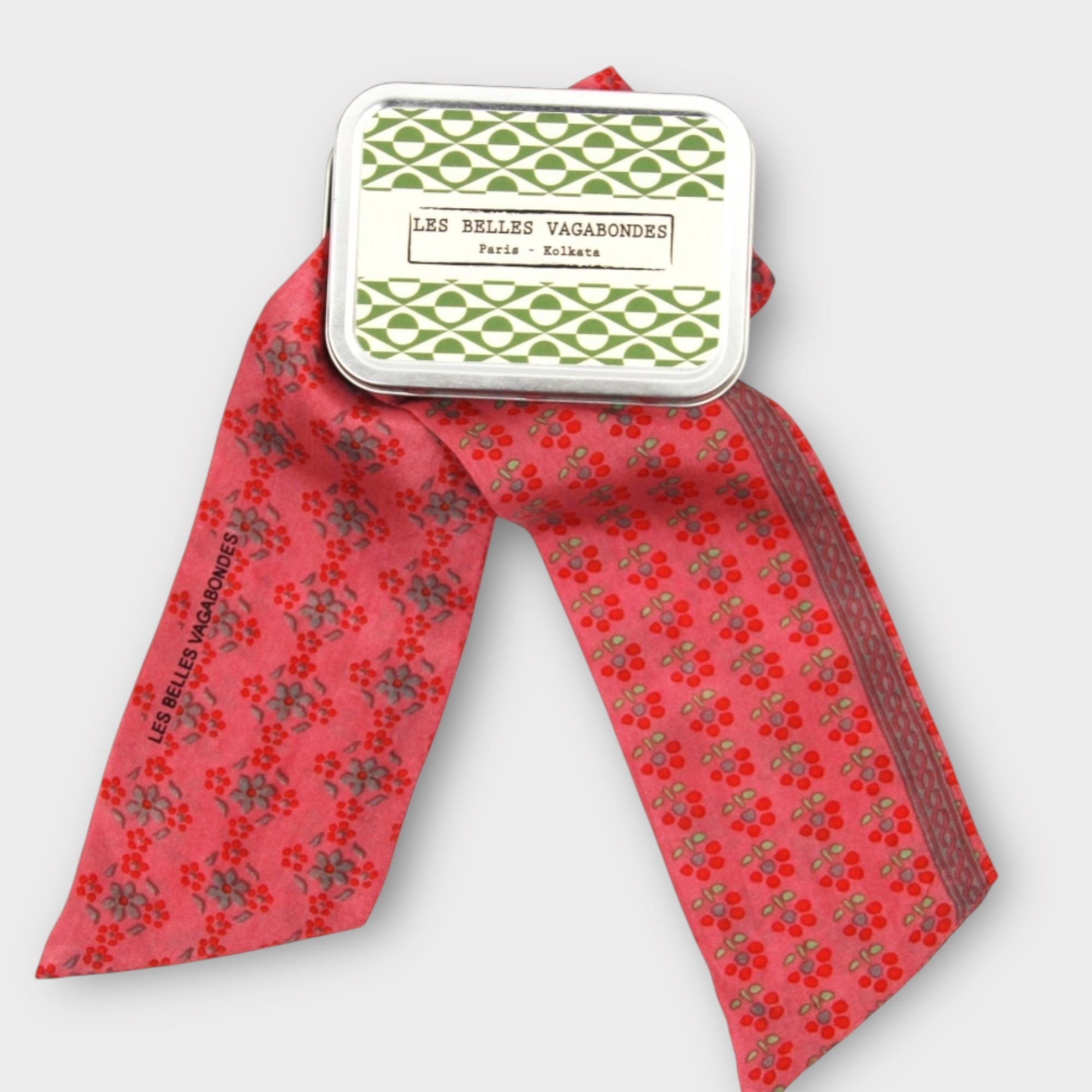 Bandeau Fascia in seta double face 8x150 cm Nicky