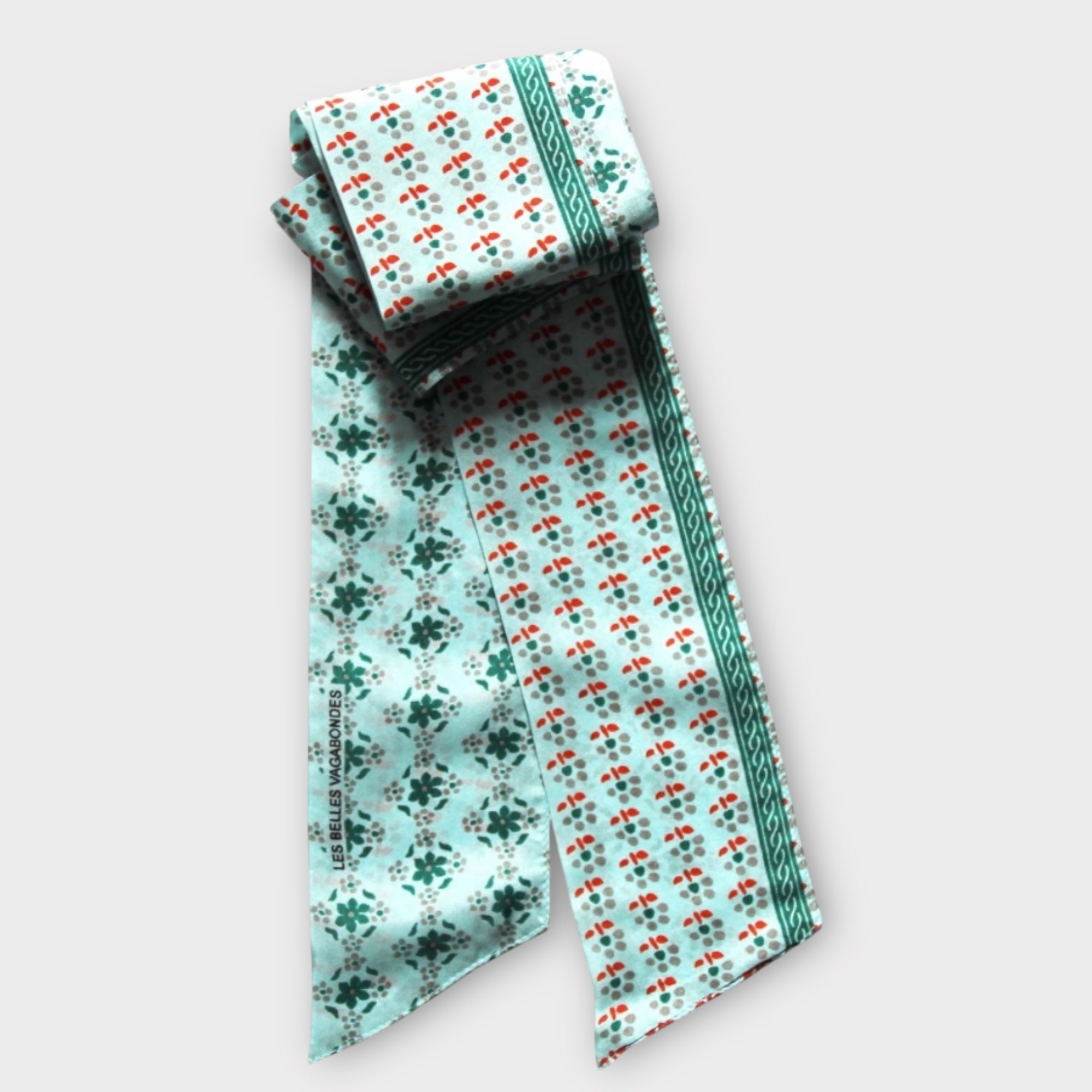 Bandeau Fascia in seta double face 8x150 cm Nicky