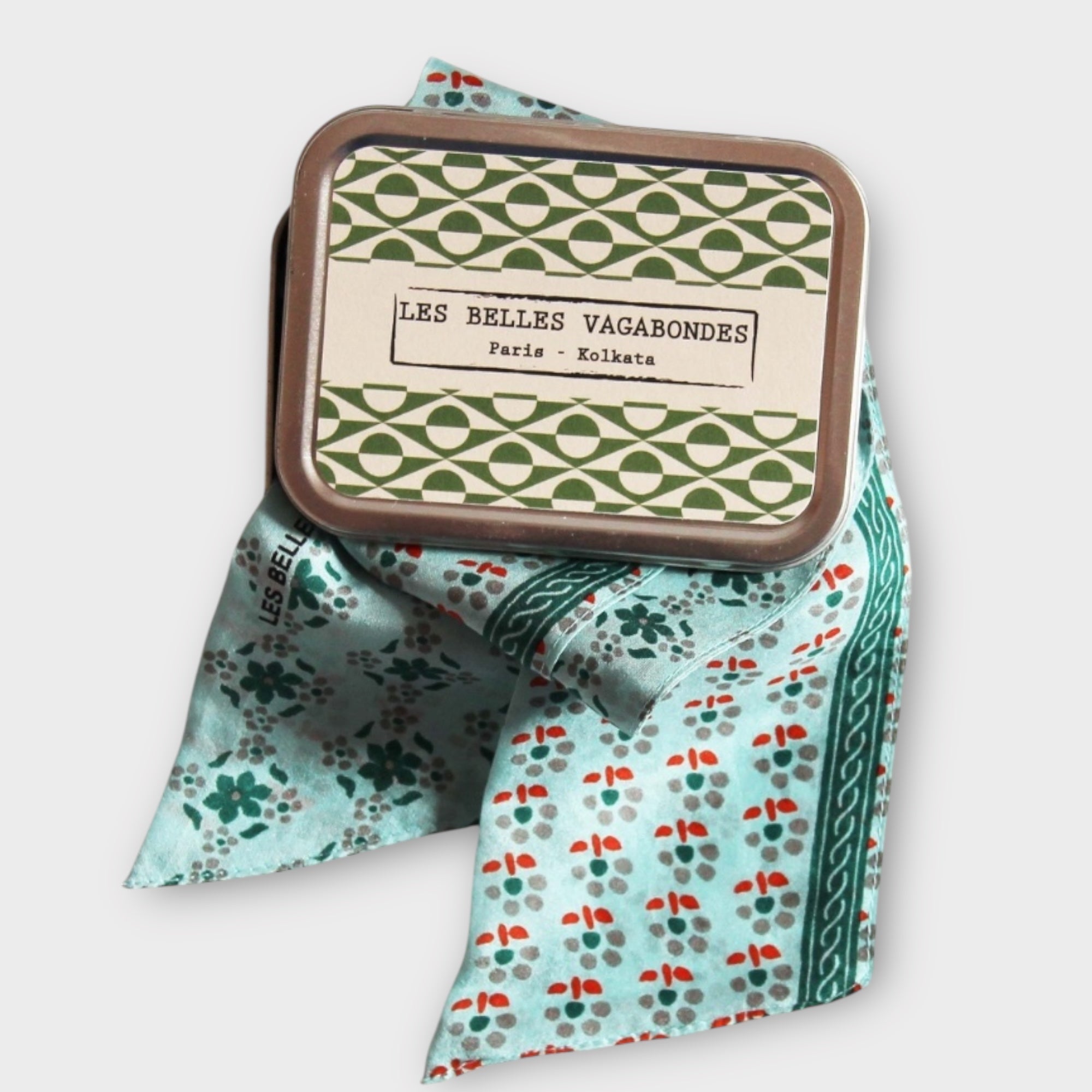 Bandeau Fascia in seta double face 8x150 cm Nicky