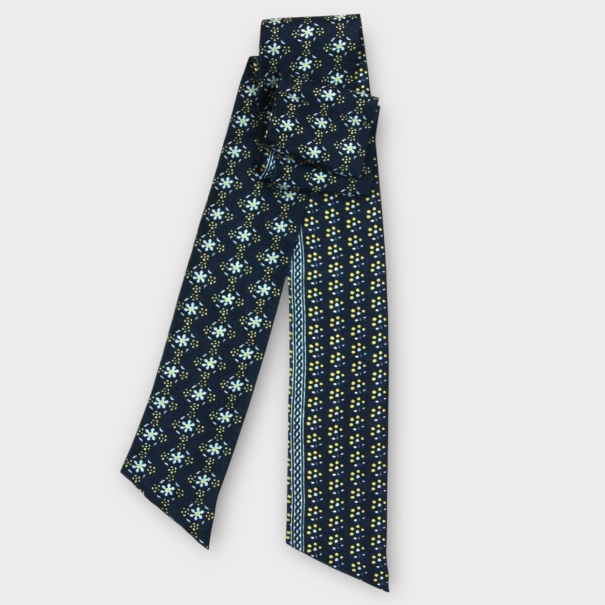 Bandeau Fascia in seta double face 8x150 cm Nicky