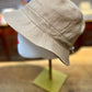 Cappello Bucket In Lino Arrotolabile