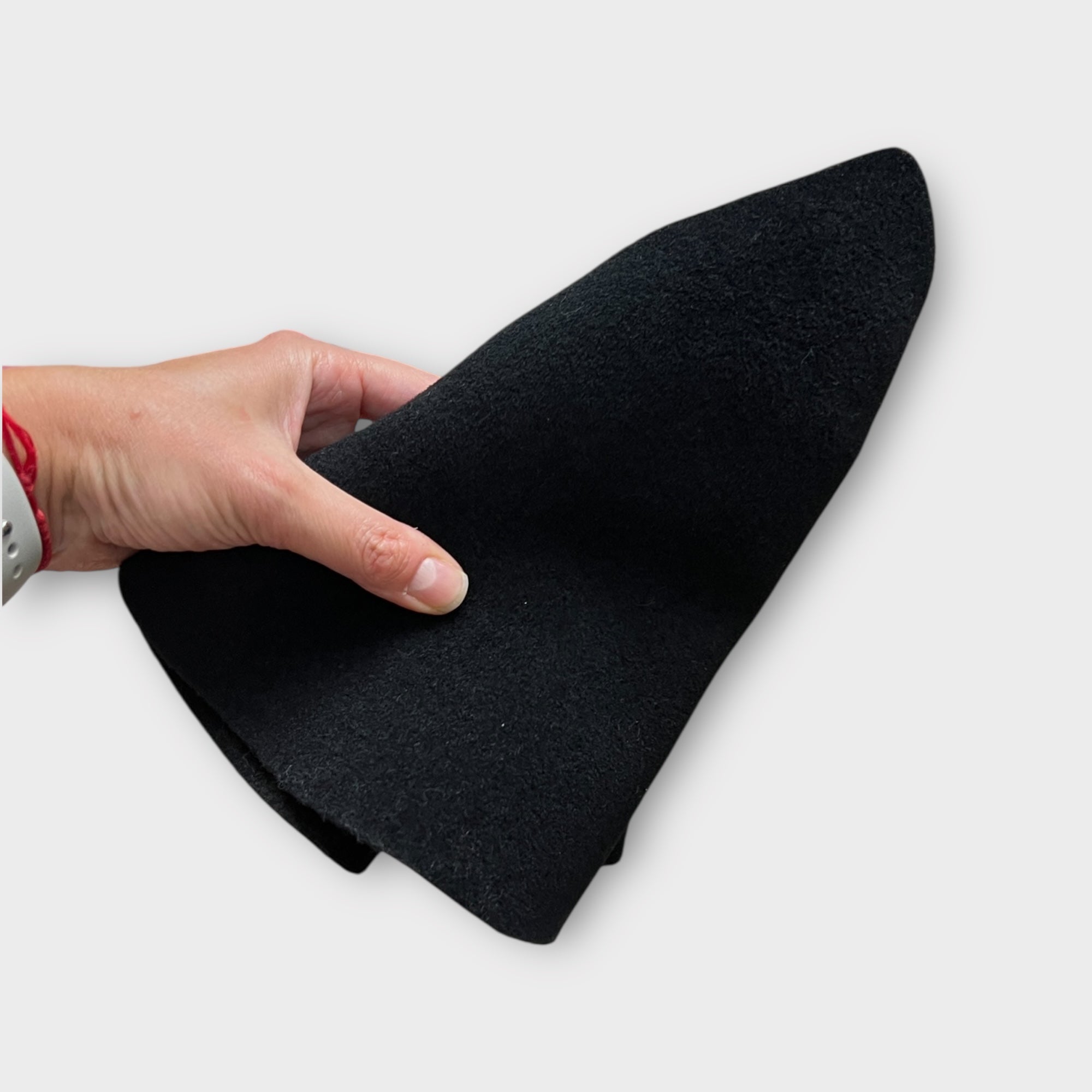 Cappello Pamela Kopka Arrotolabile In Feltro di Lana Nero