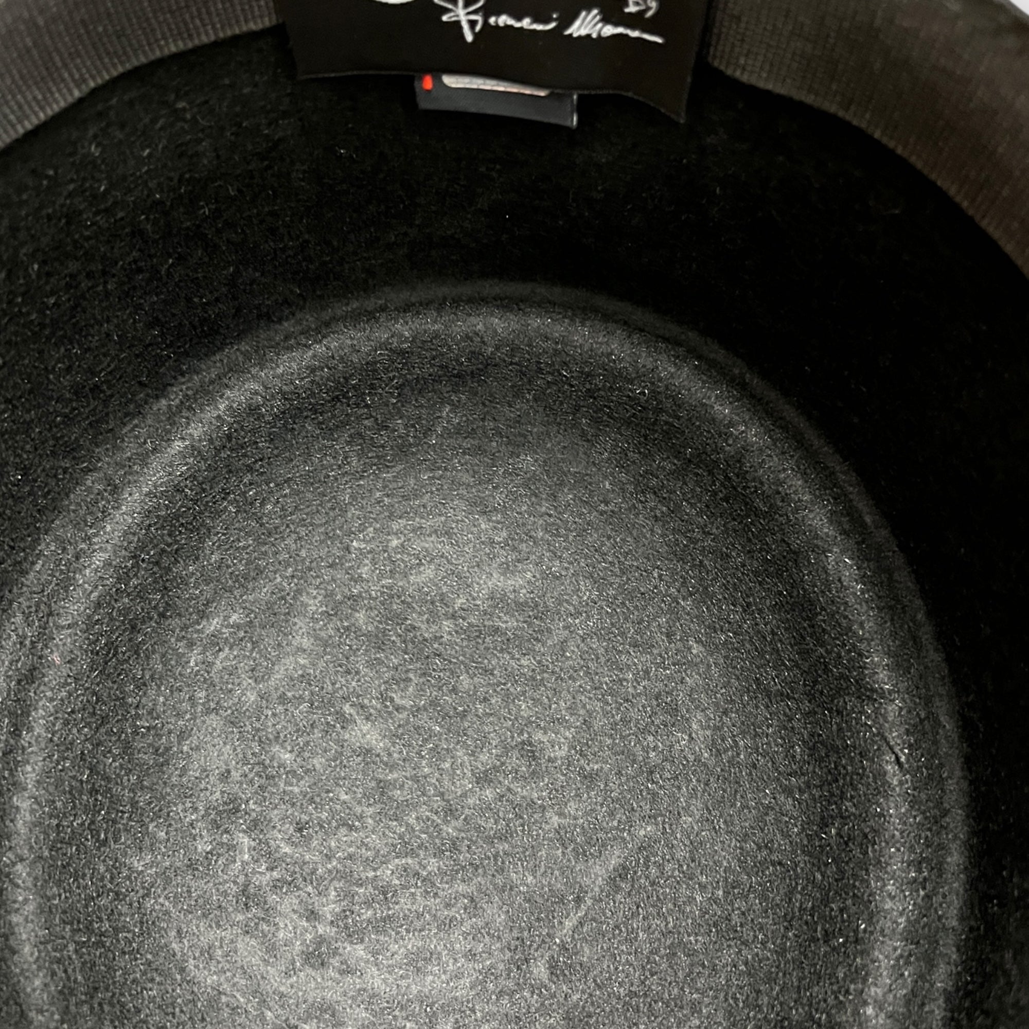 Cappello A Tesa Larga Donna Nero Con Catenella