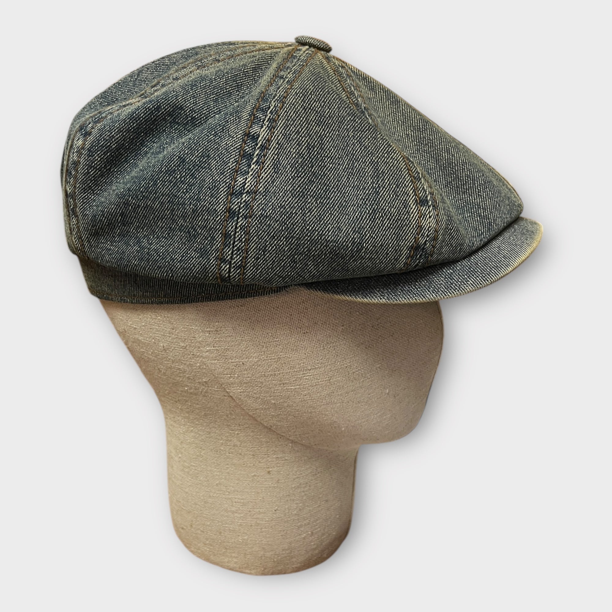 Coppola Irlandese 8 Spicchi Hatteras Denim Distressed Vintage Stetson