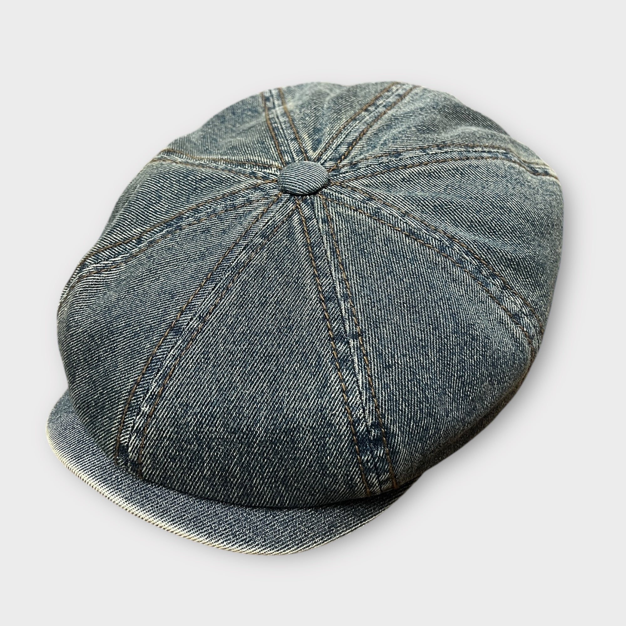 Coppola Irlandese 8 Spicchi Hatteras Denim Distressed Vintage Stetson