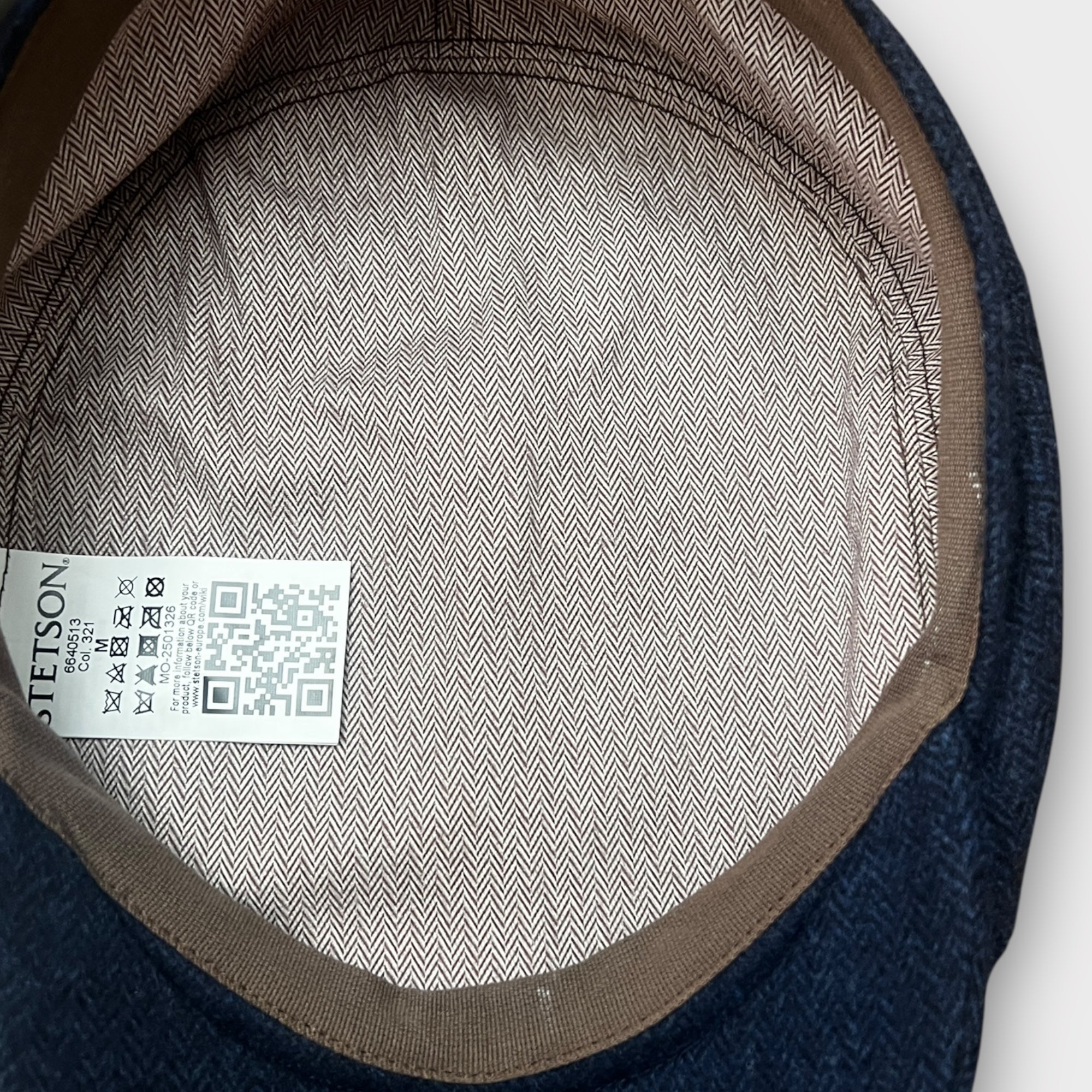 Coppola 6 Panel In Pura Lana Spinato Stetson