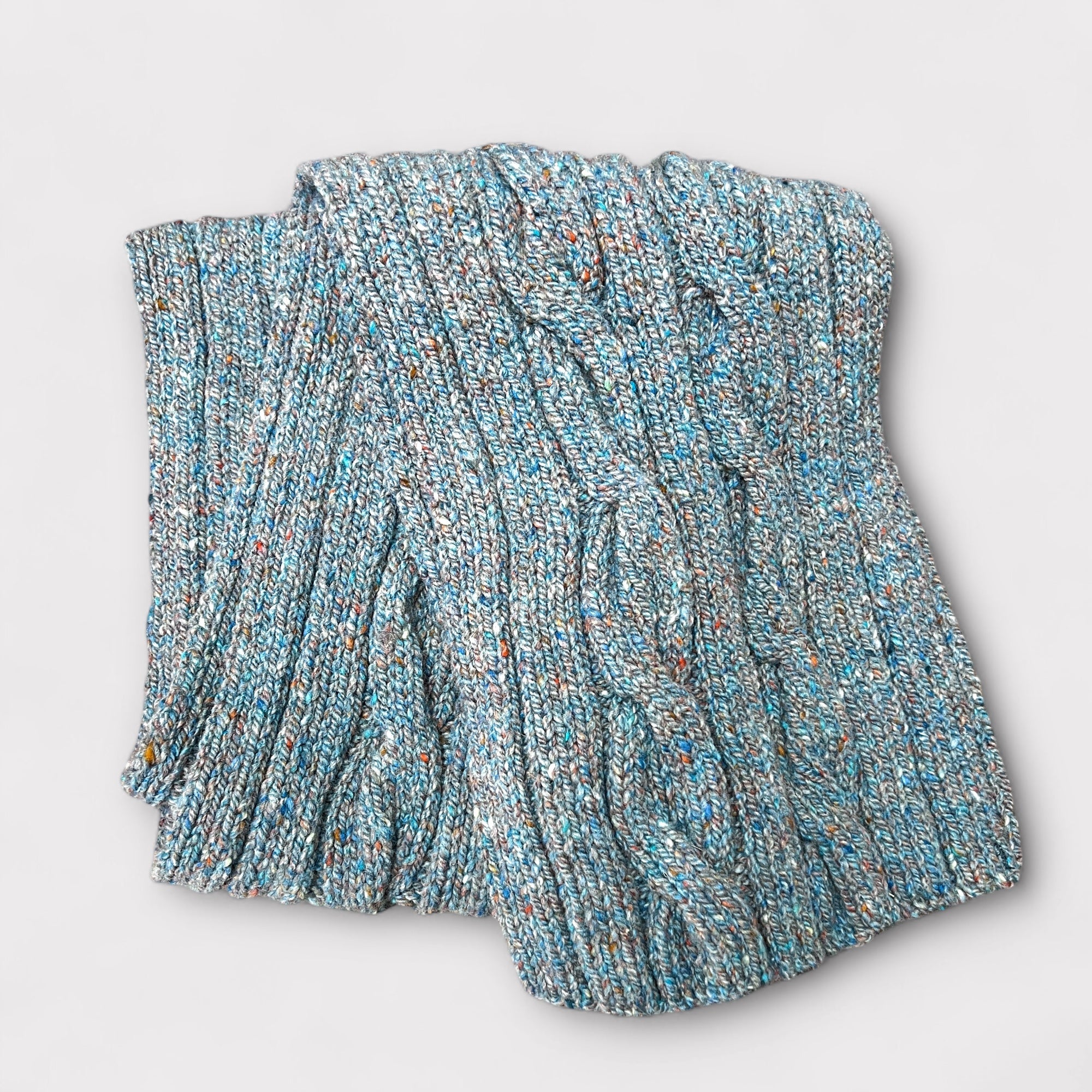 Sciarpa Aran In Pura Lana