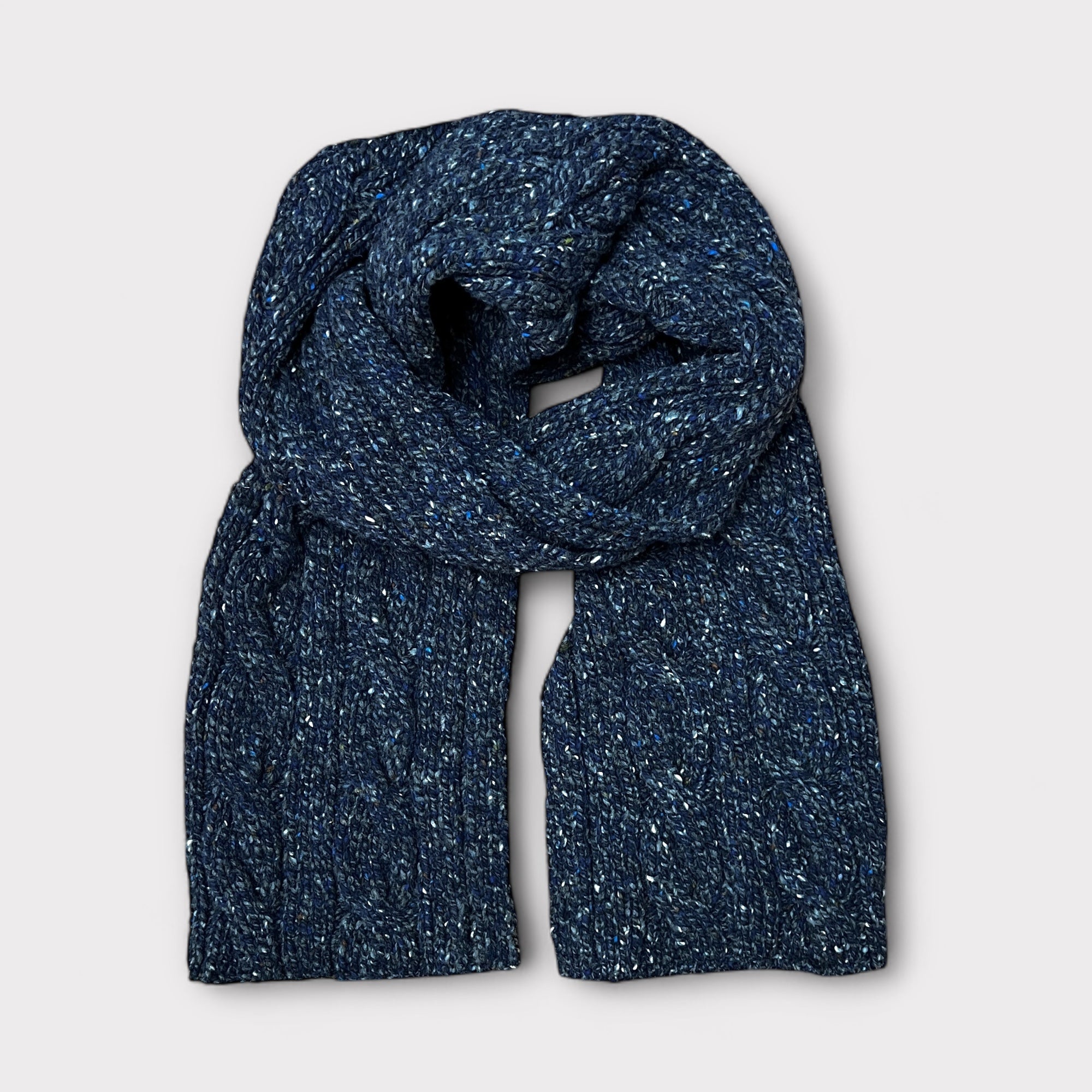 Sciarpa Aran In Pura Lana