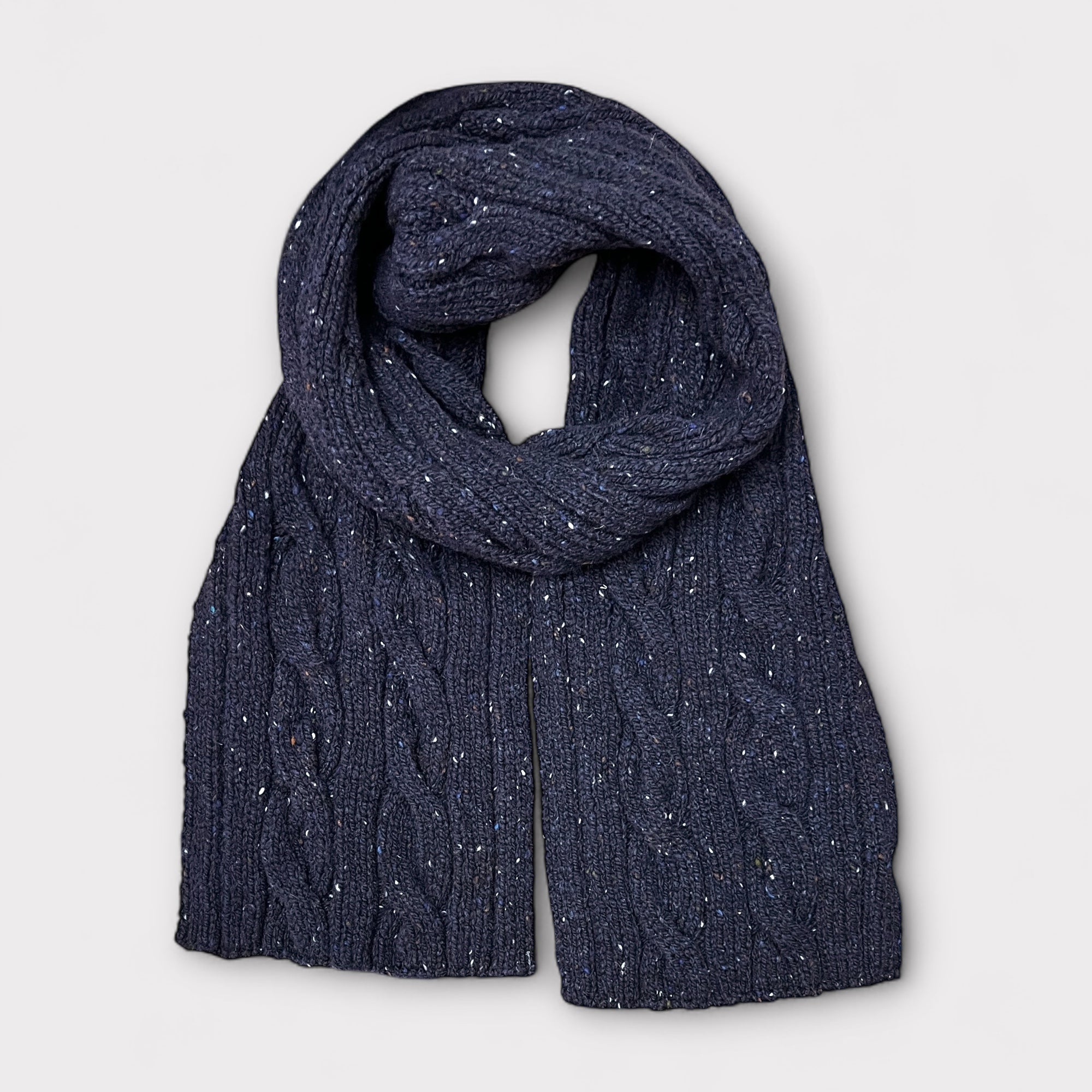 Sciarpa Aran In Pura Lana