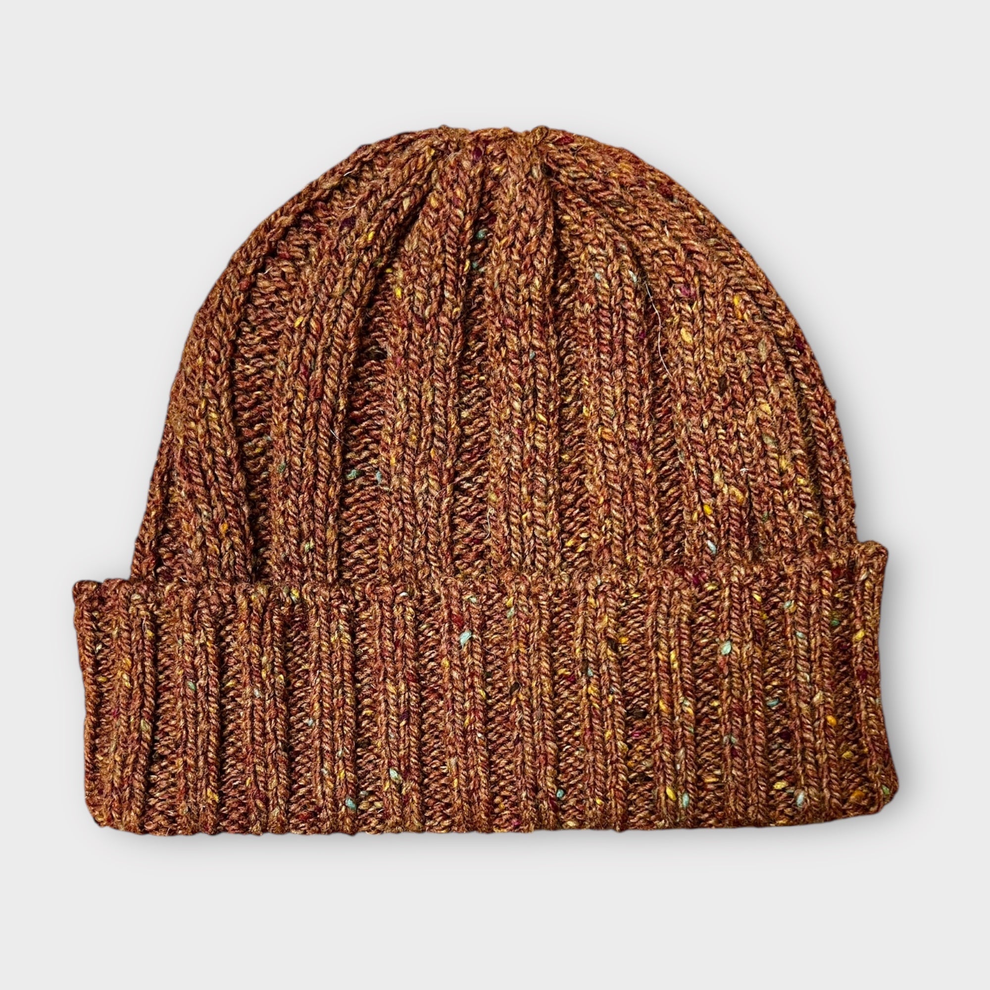 Berretto Beanie In Lana A Coste Fisherman Out Of Ireland - Cappelleria Bacca