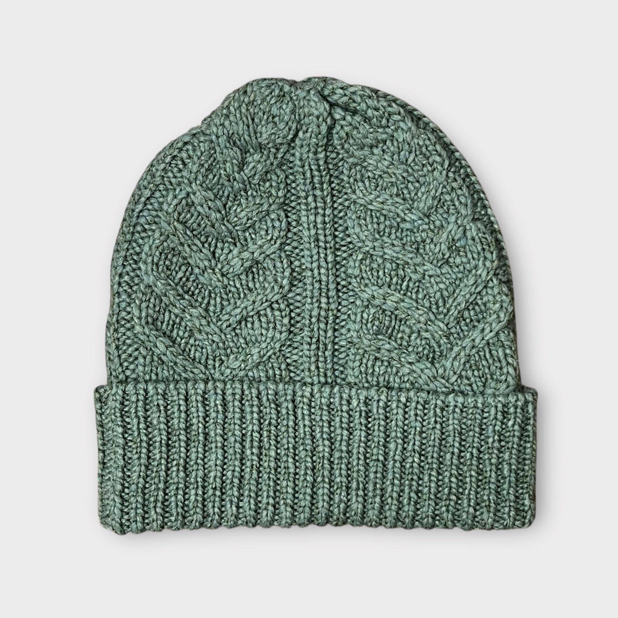 Berretto In Pura Lana Aran Treccia